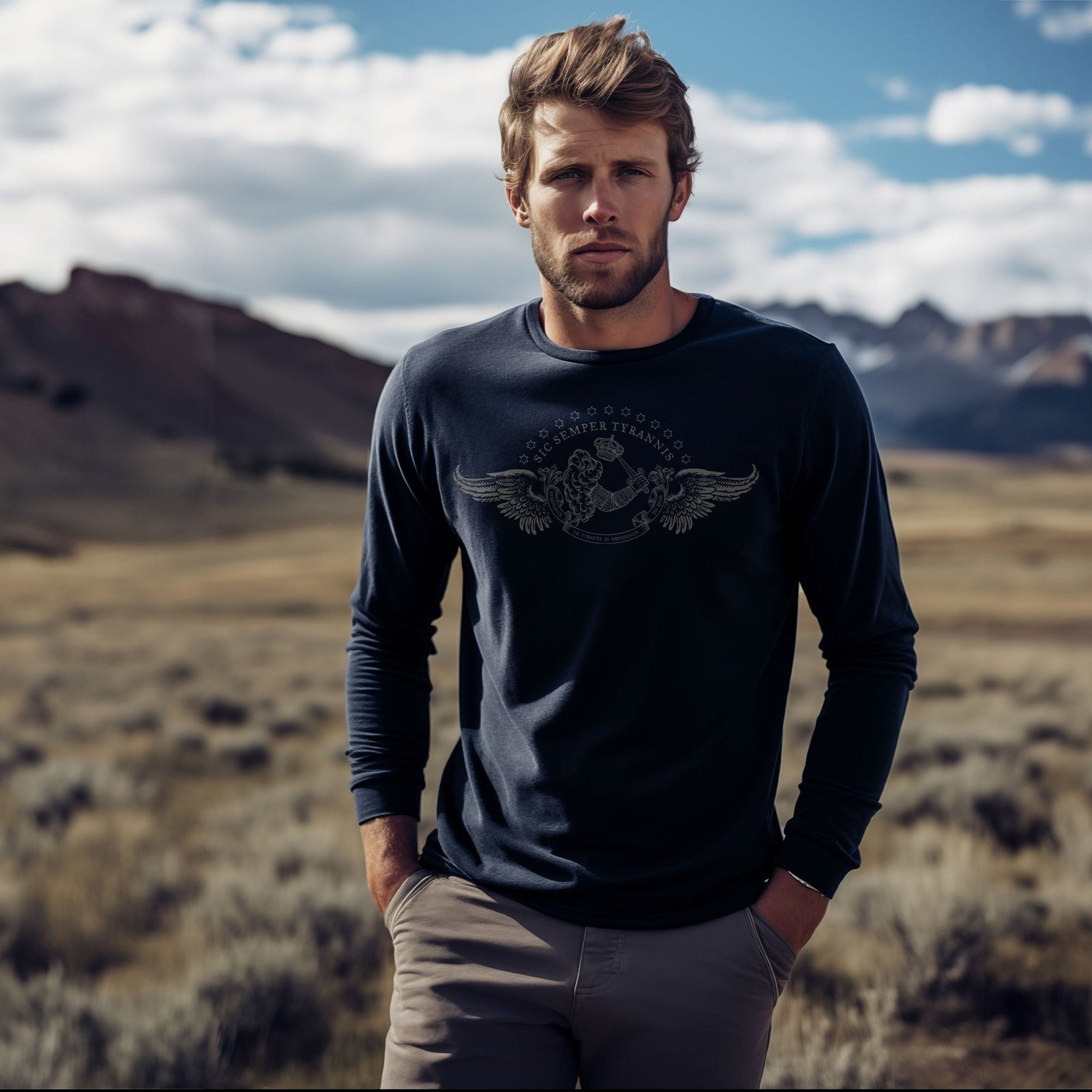 Sic Semper Tyrannis Obedience to God Long Sleeve Tee