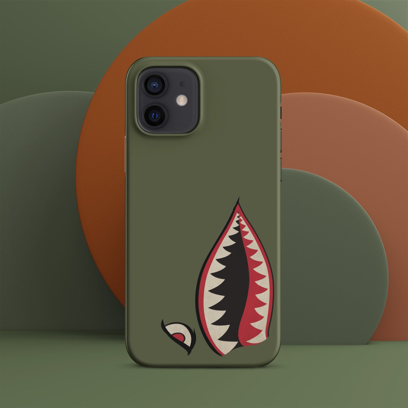 Shark Mouth Nose art Snap case for iPhone®