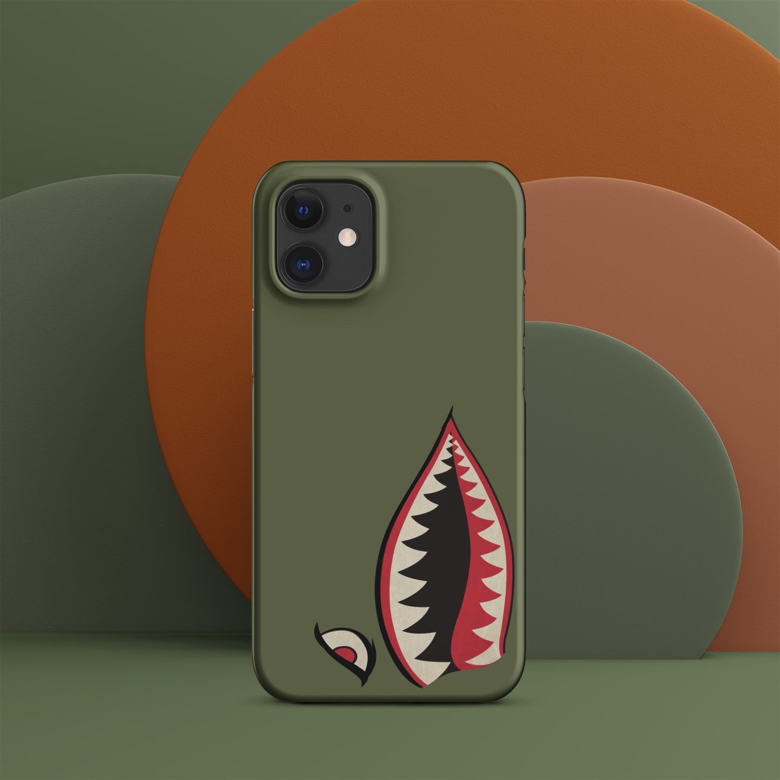 Shark Mouth Nose art Snap case for iPhone®