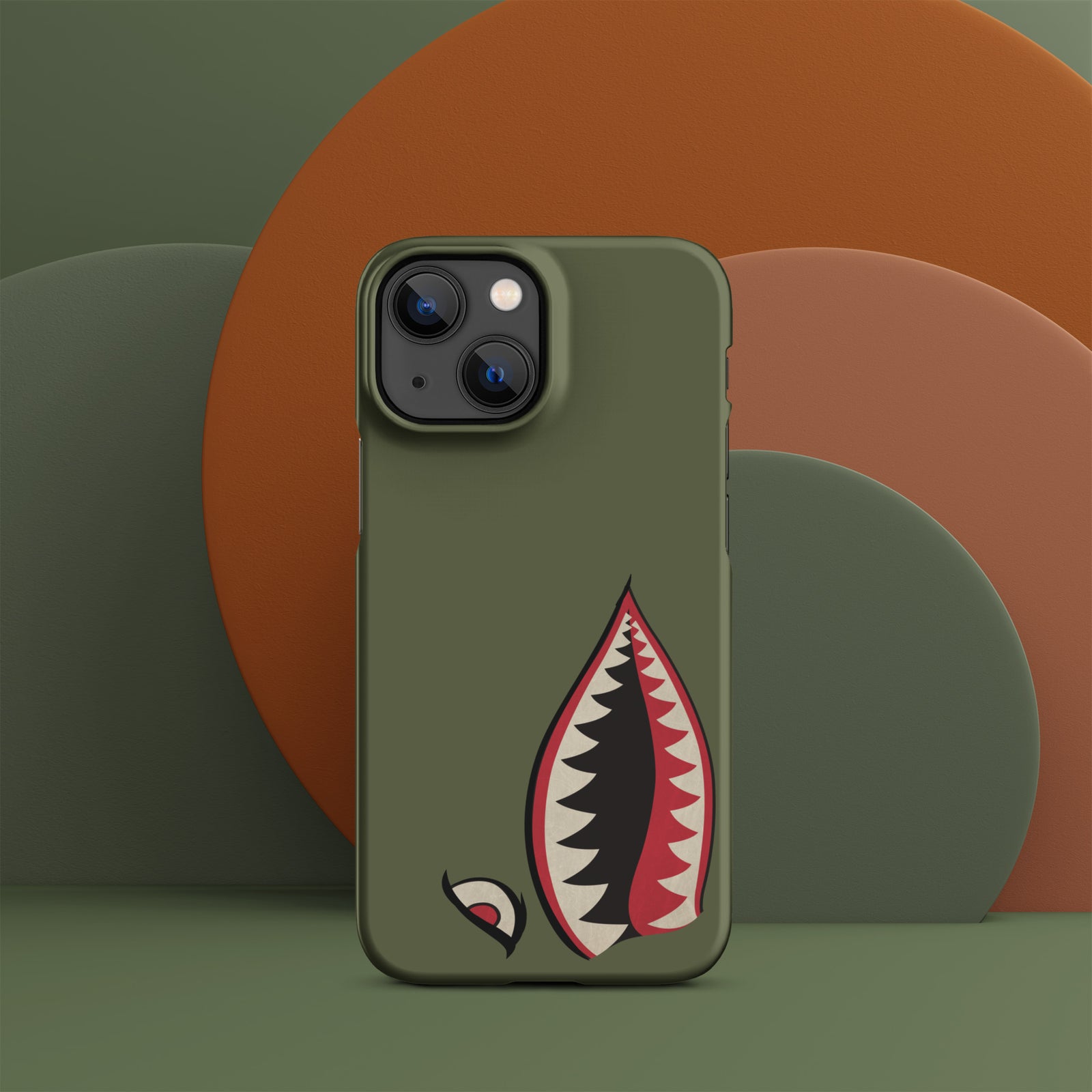 Shark Mouth Nose art Snap case for iPhone®
