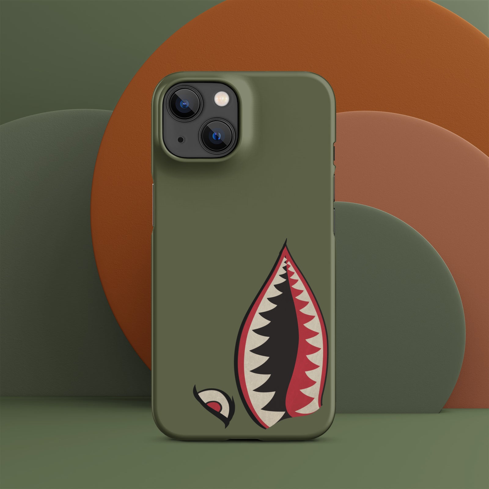 Shark Mouth Nose art Snap case for iPhone®