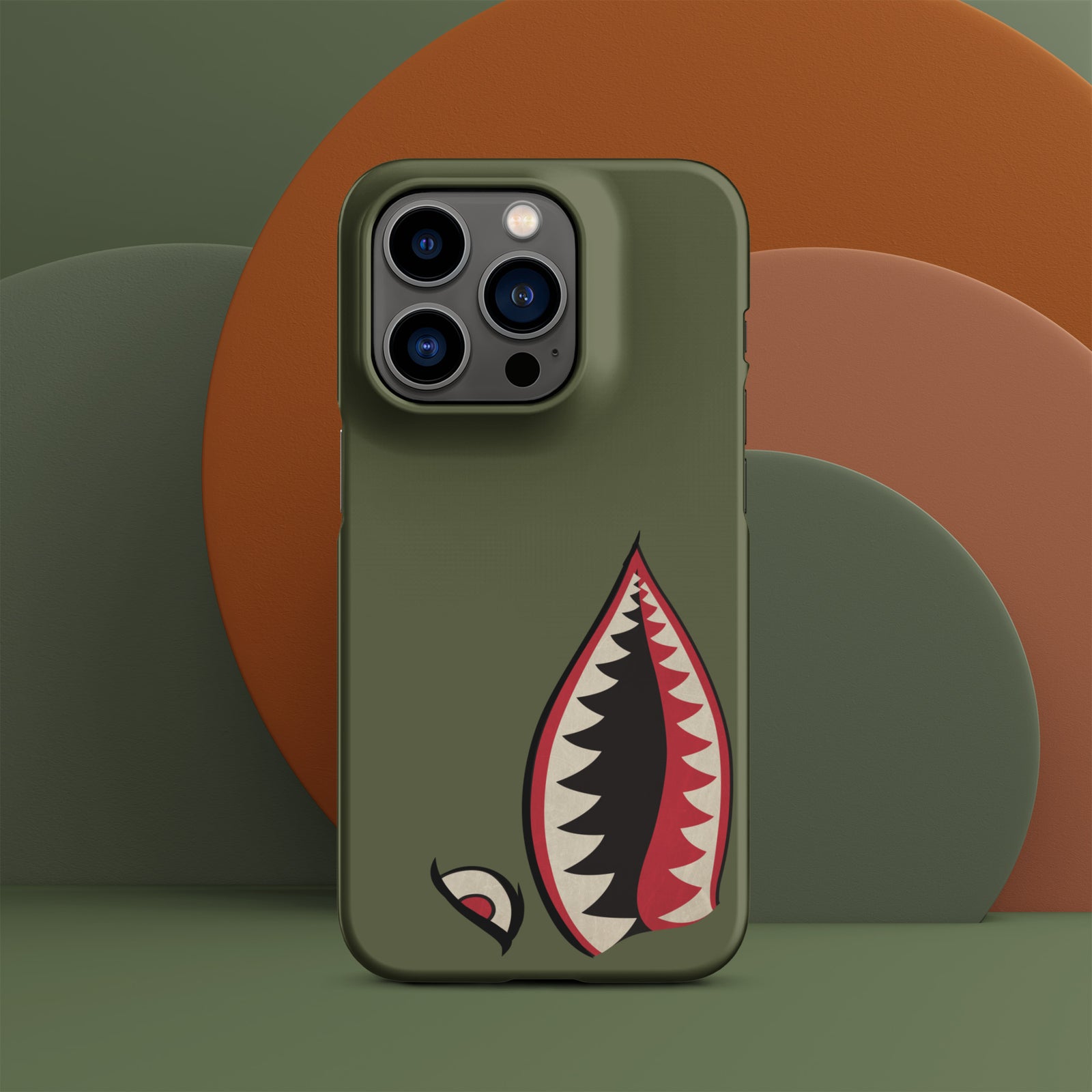 Shark Mouth Nose art Snap case for iPhone®