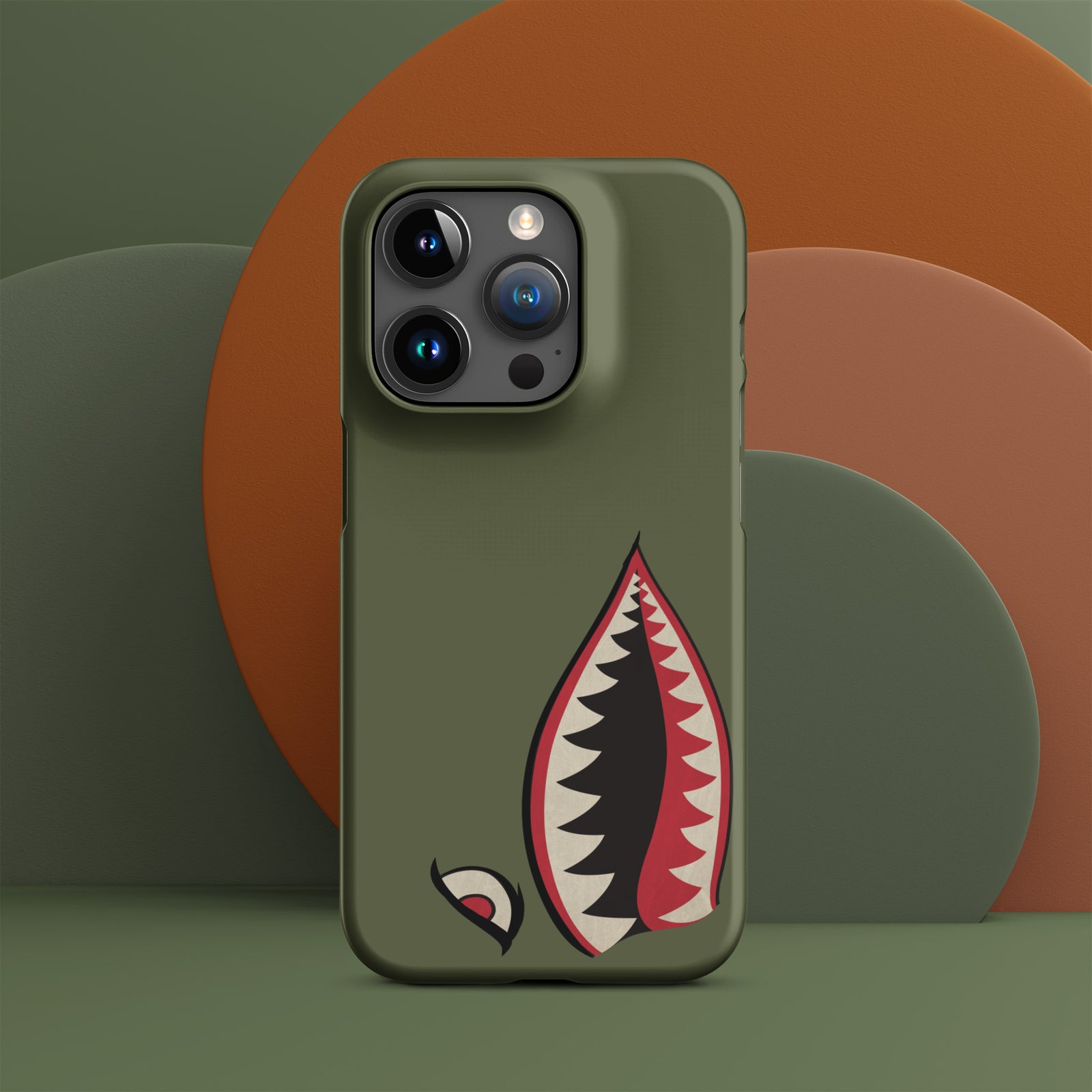 Shark Mouth Nose art Snap case for iPhone®