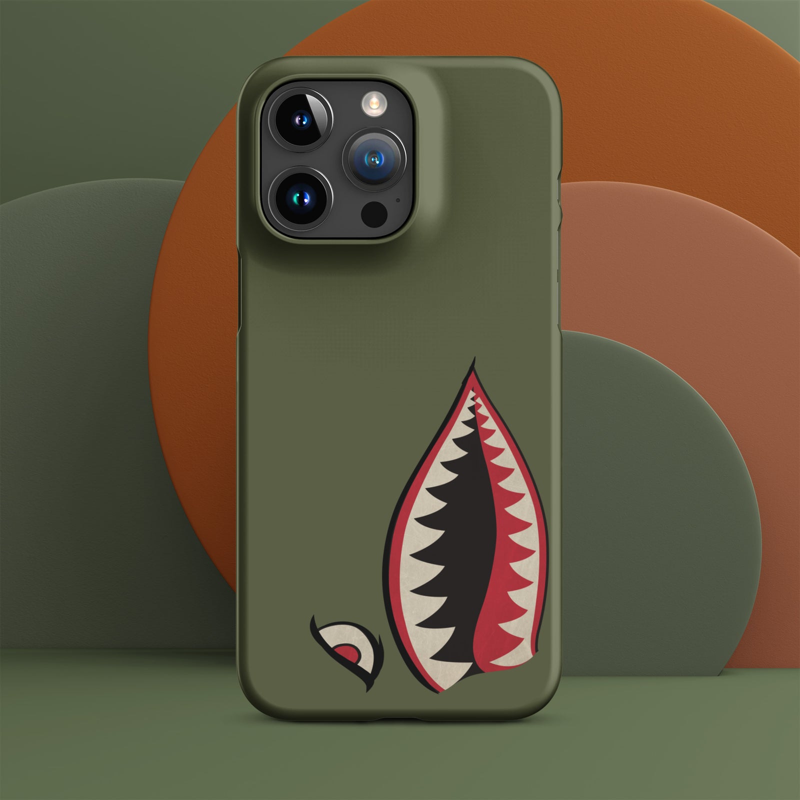 Shark Mouth Nose art Snap case for iPhone®