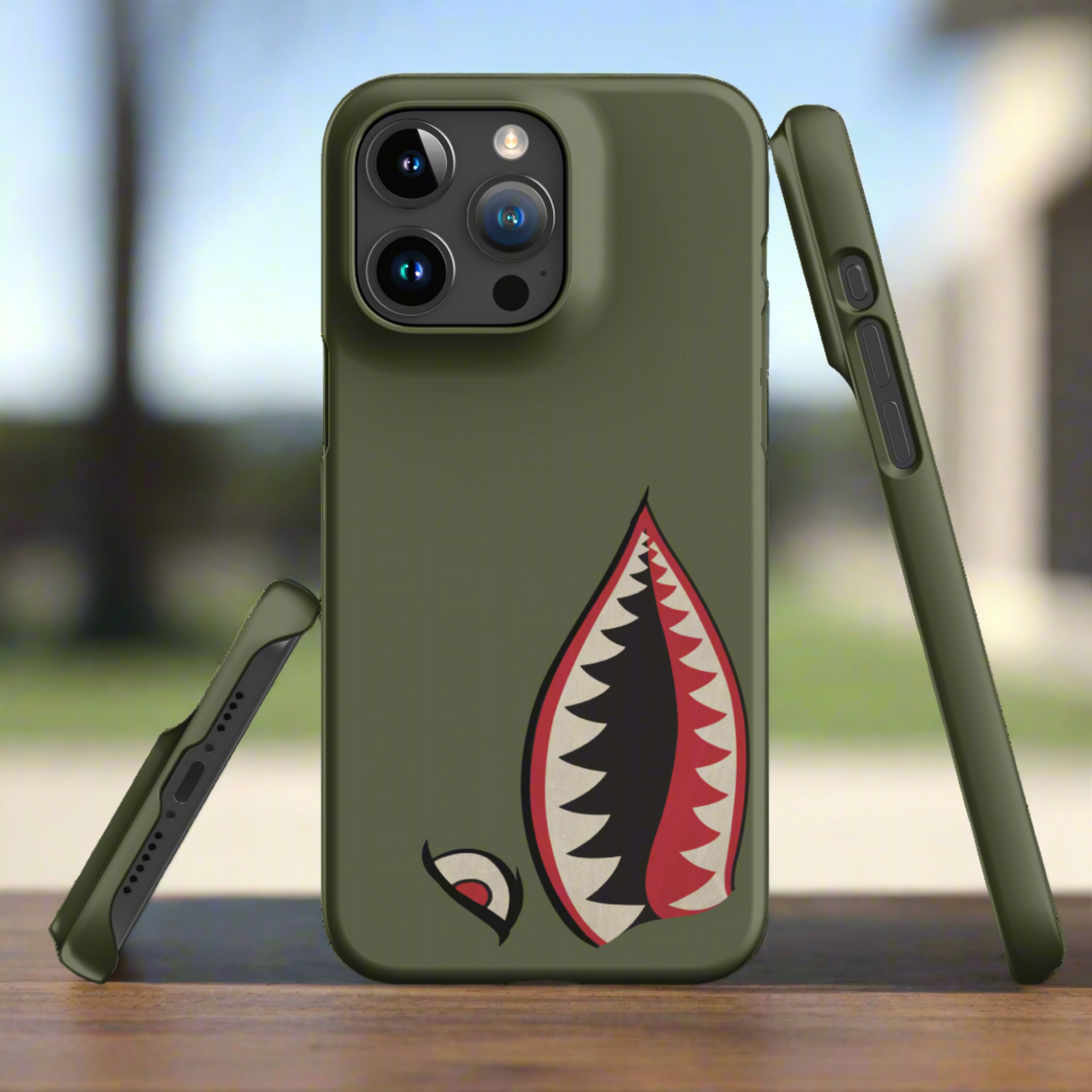 Shark Mouth Nose art Snap case for iPhone®