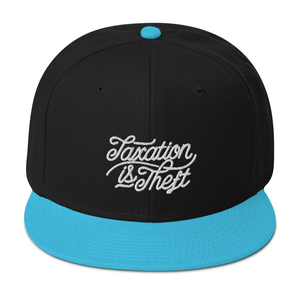 Taxation Is Theft Wool Blend Snapback