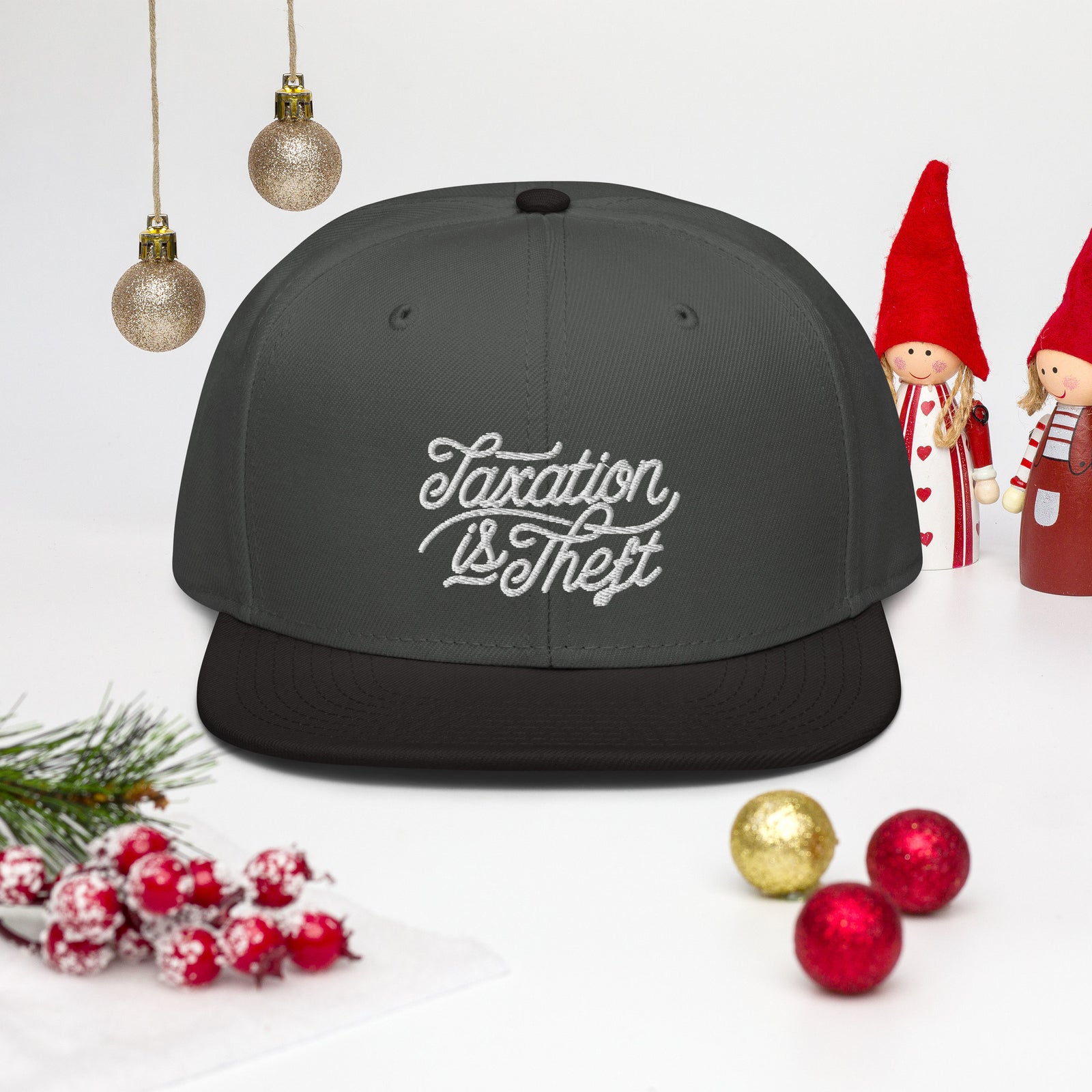 Taxation Is Theft Wool Blend Snapback