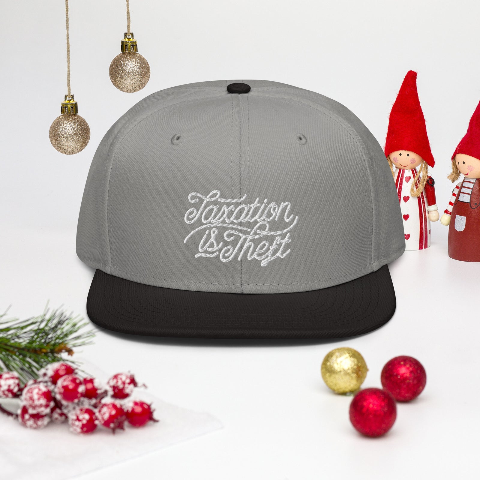 Taxation Is Theft Wool Blend Snapback