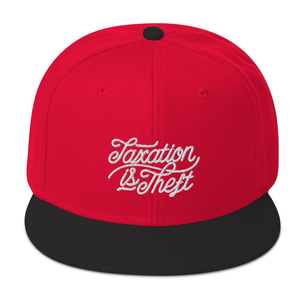 Taxation Is Theft Wool Blend Snapback