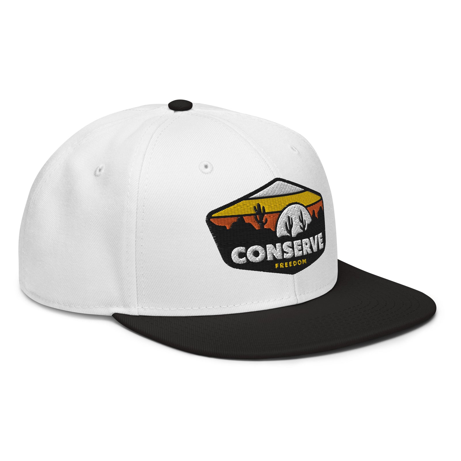 Conserve Freedom Retro Snapback Hat