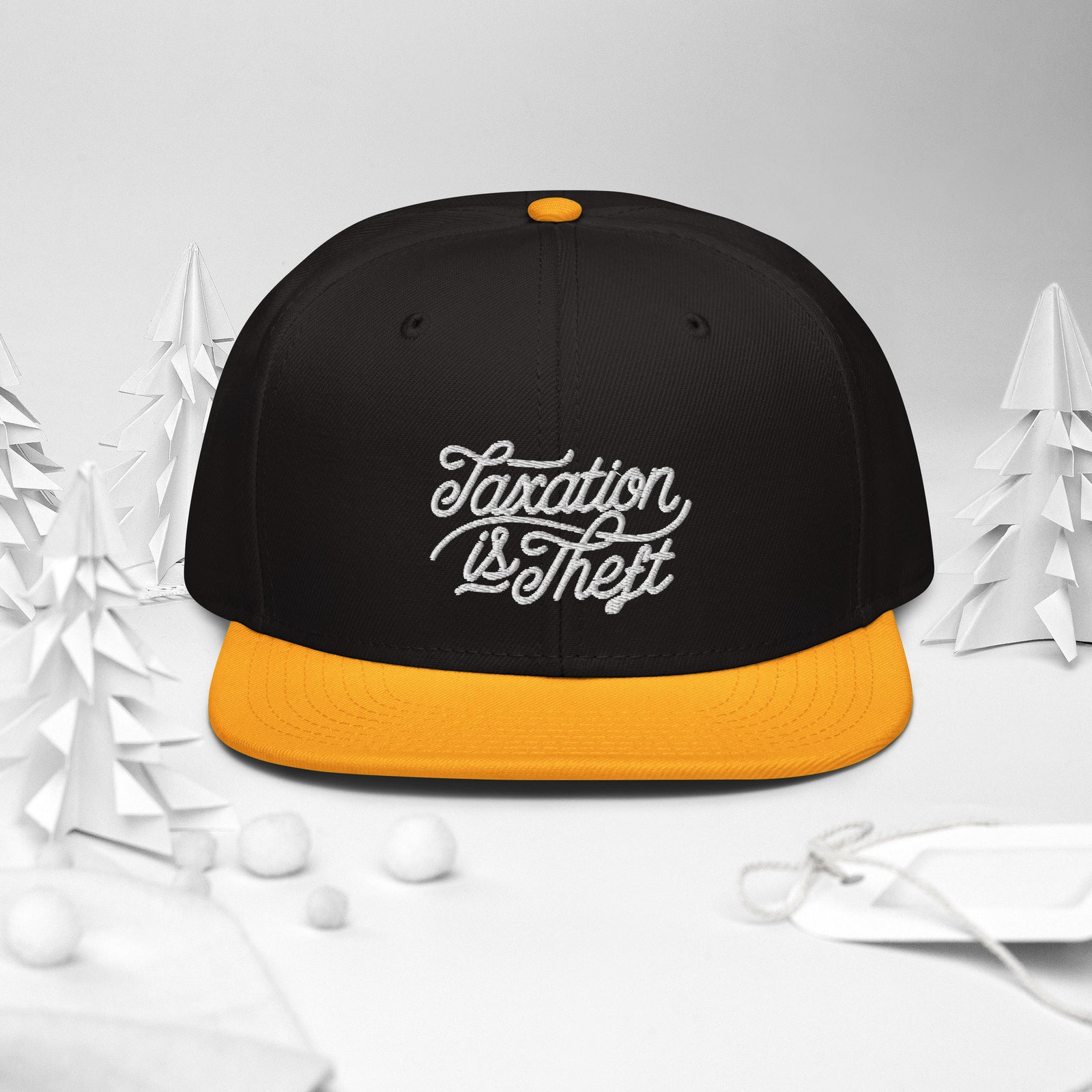 Taxation Is Theft Wool Blend Snapback