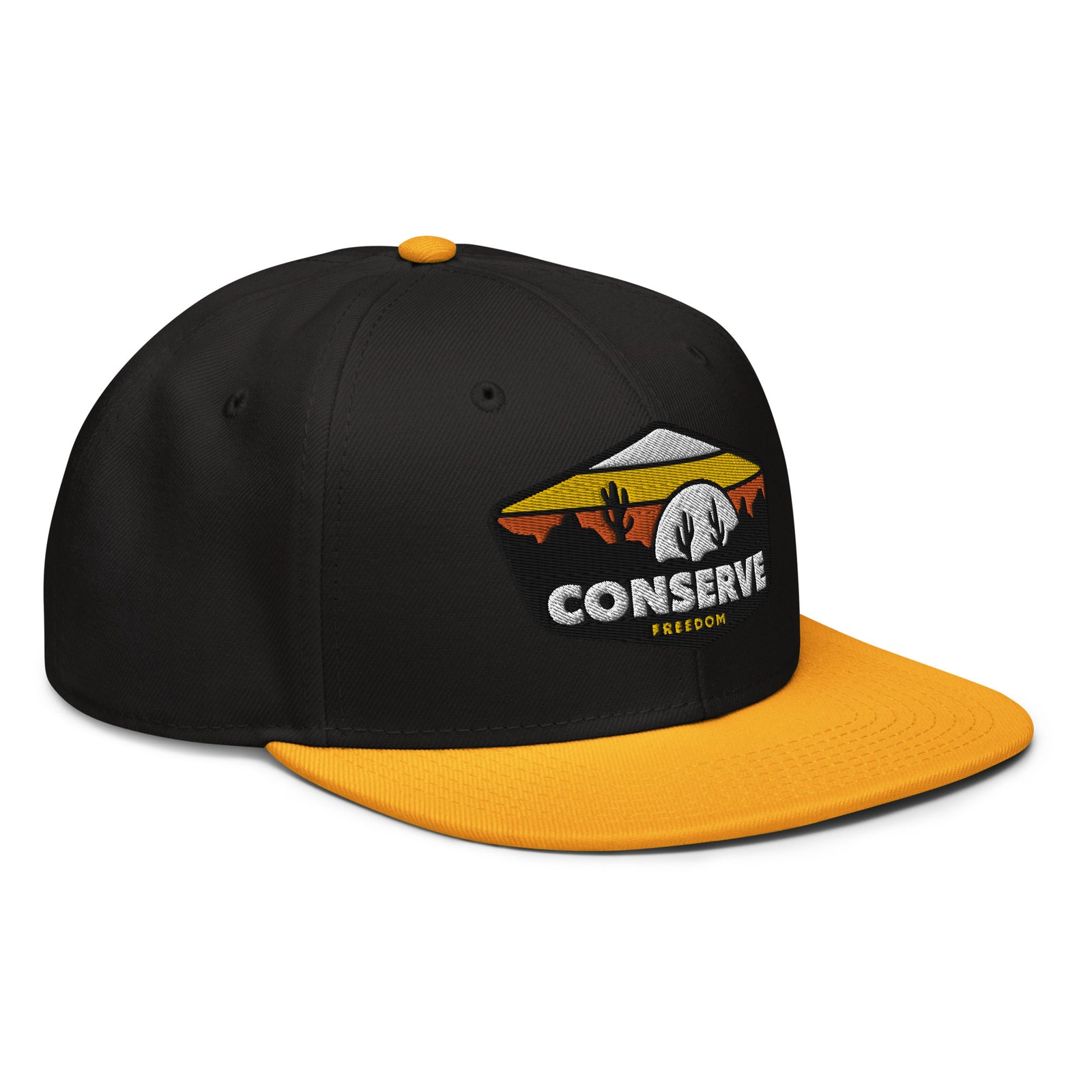 Conserve Freedom Retro Snapback Hat