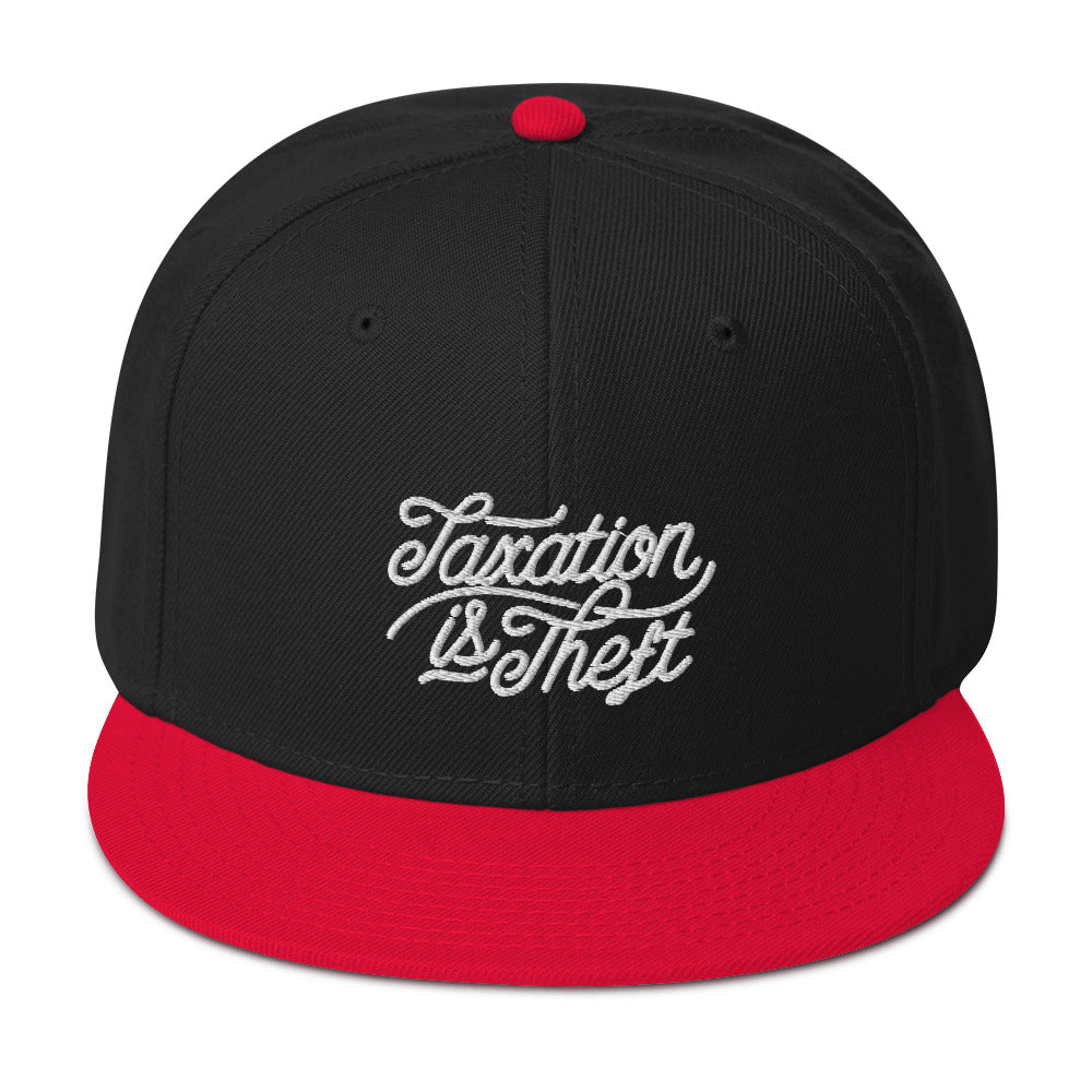 Taxation Is Theft Wool Blend Snapback