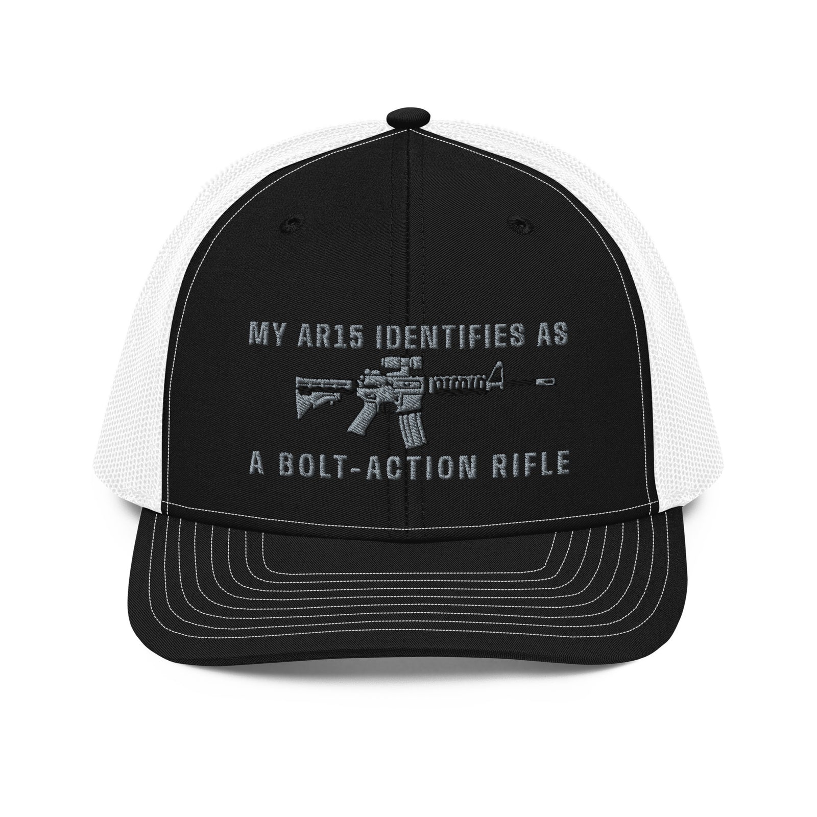 My AR15 Identifies as a Bolt-Action Rifle Trucker Cap