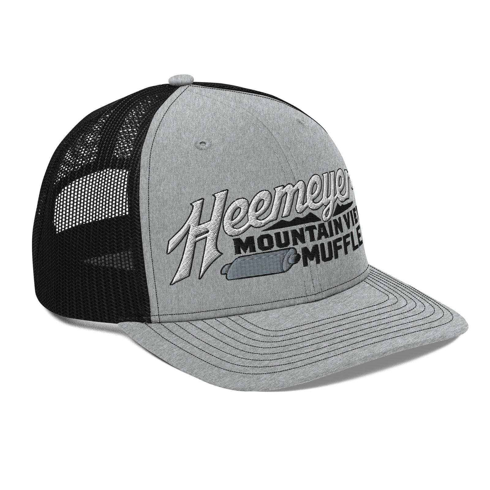 Heemeyer's Mountain View Muffler 6-Panel Trucker Cap