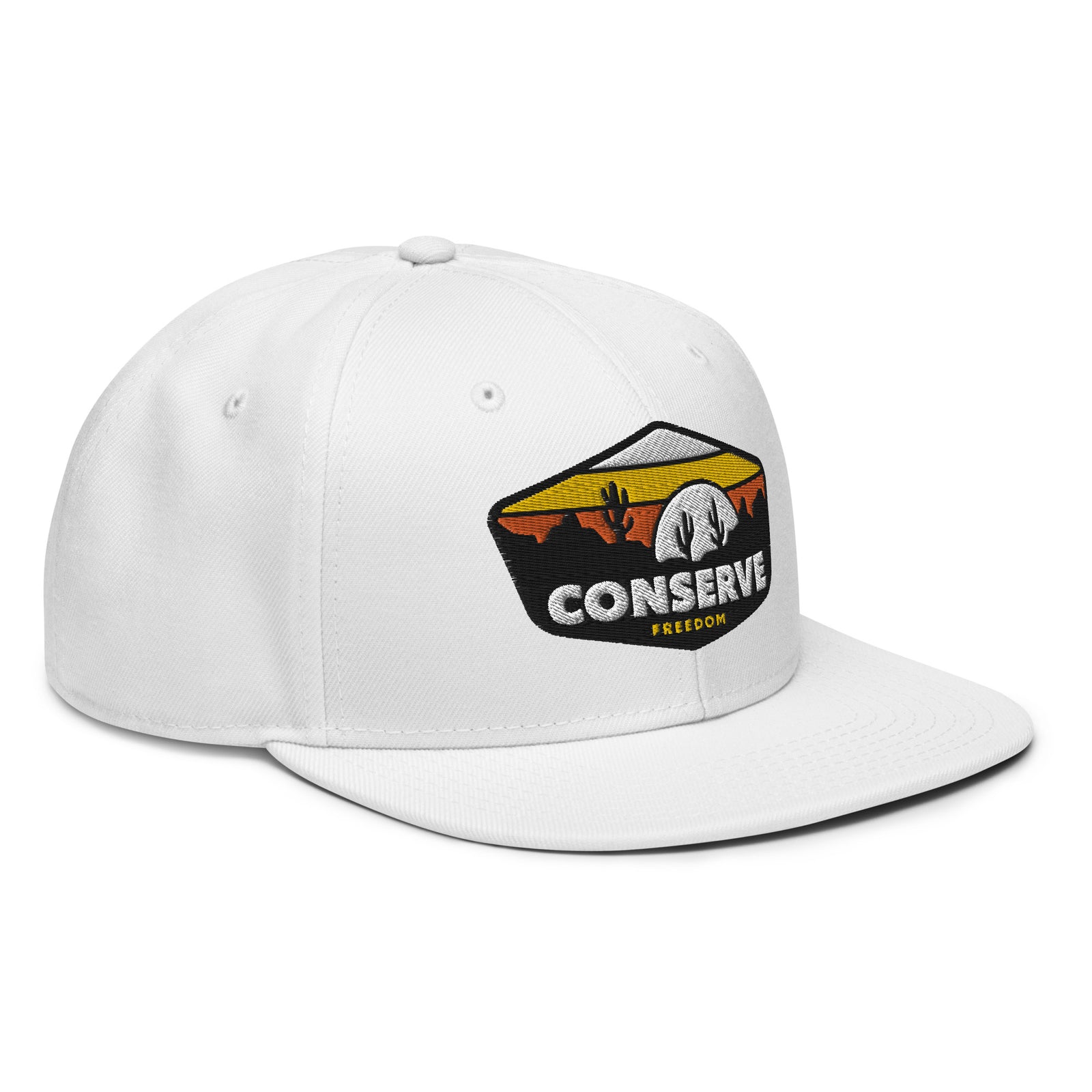 Conserve Freedom Retro Snapback Hat