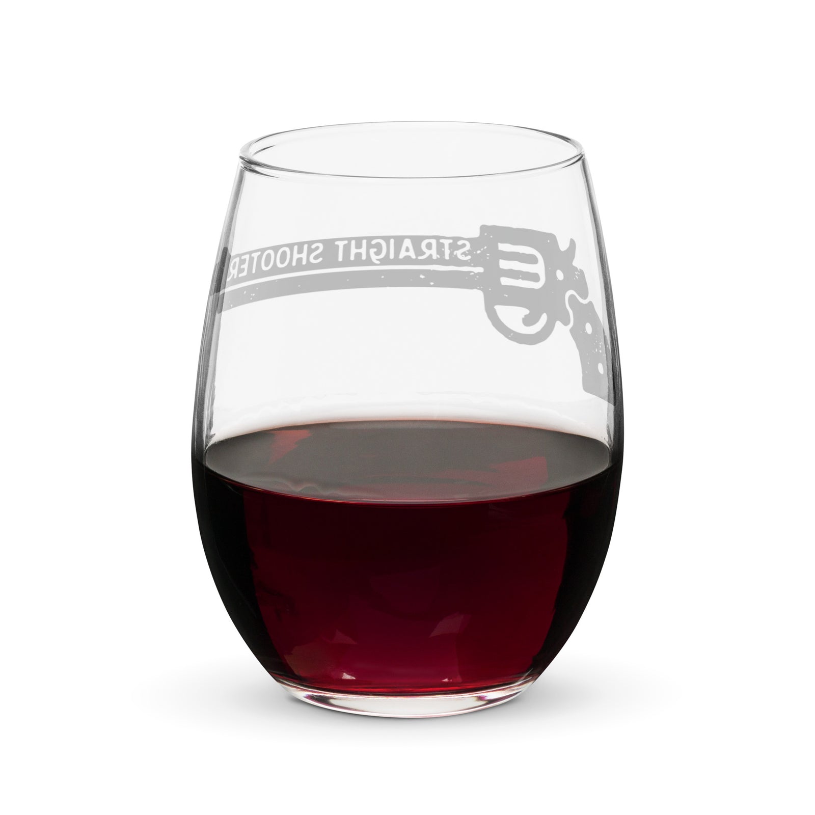 Straight Shooter Stemless Wine Glass