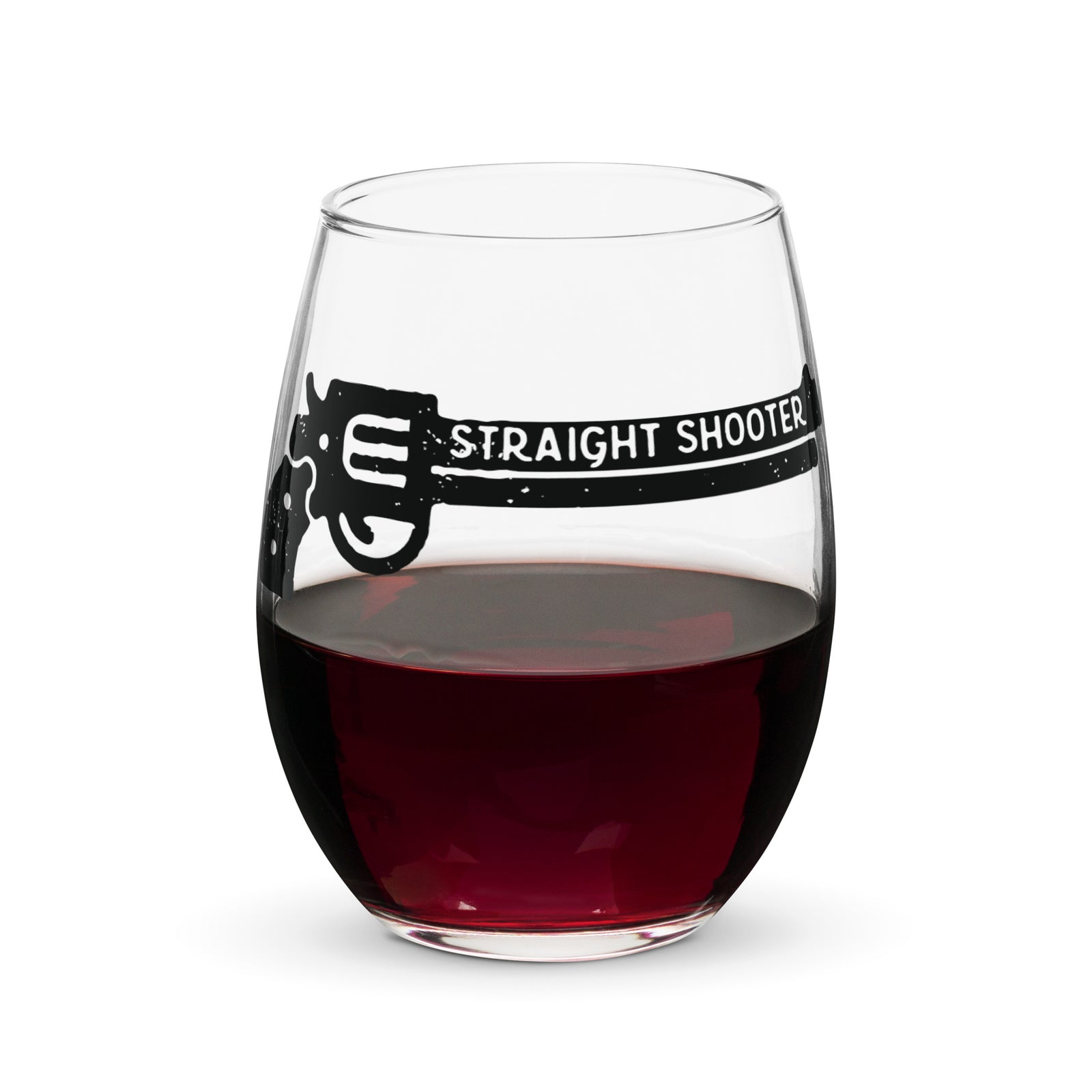 Straight Shooter Stemless Wine Glass