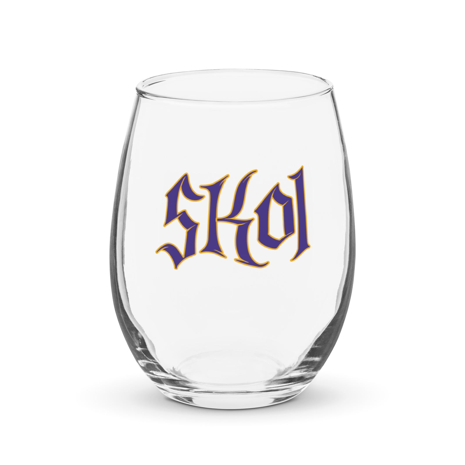 Skol Stemless wine glass