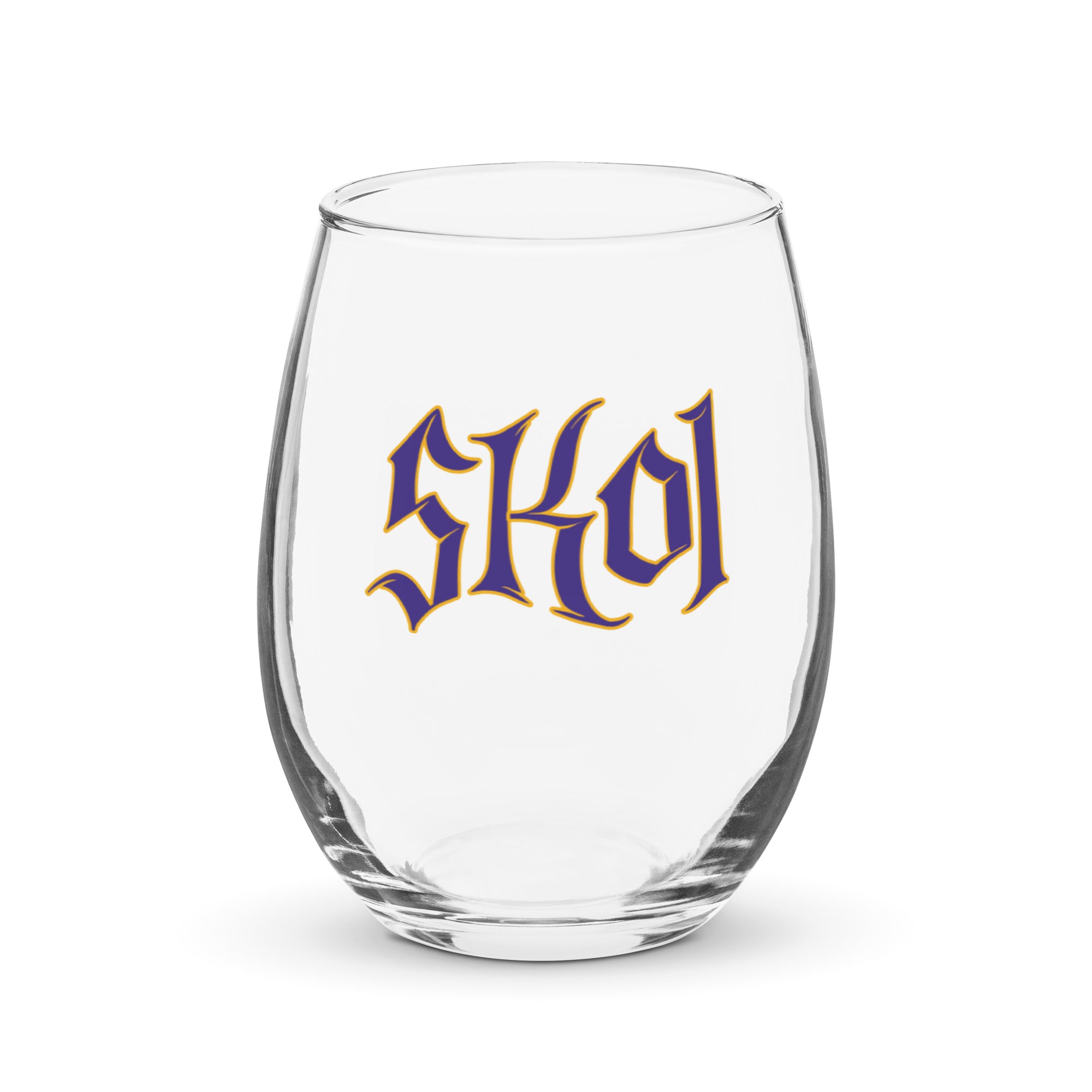 Skol Stemless wine glass