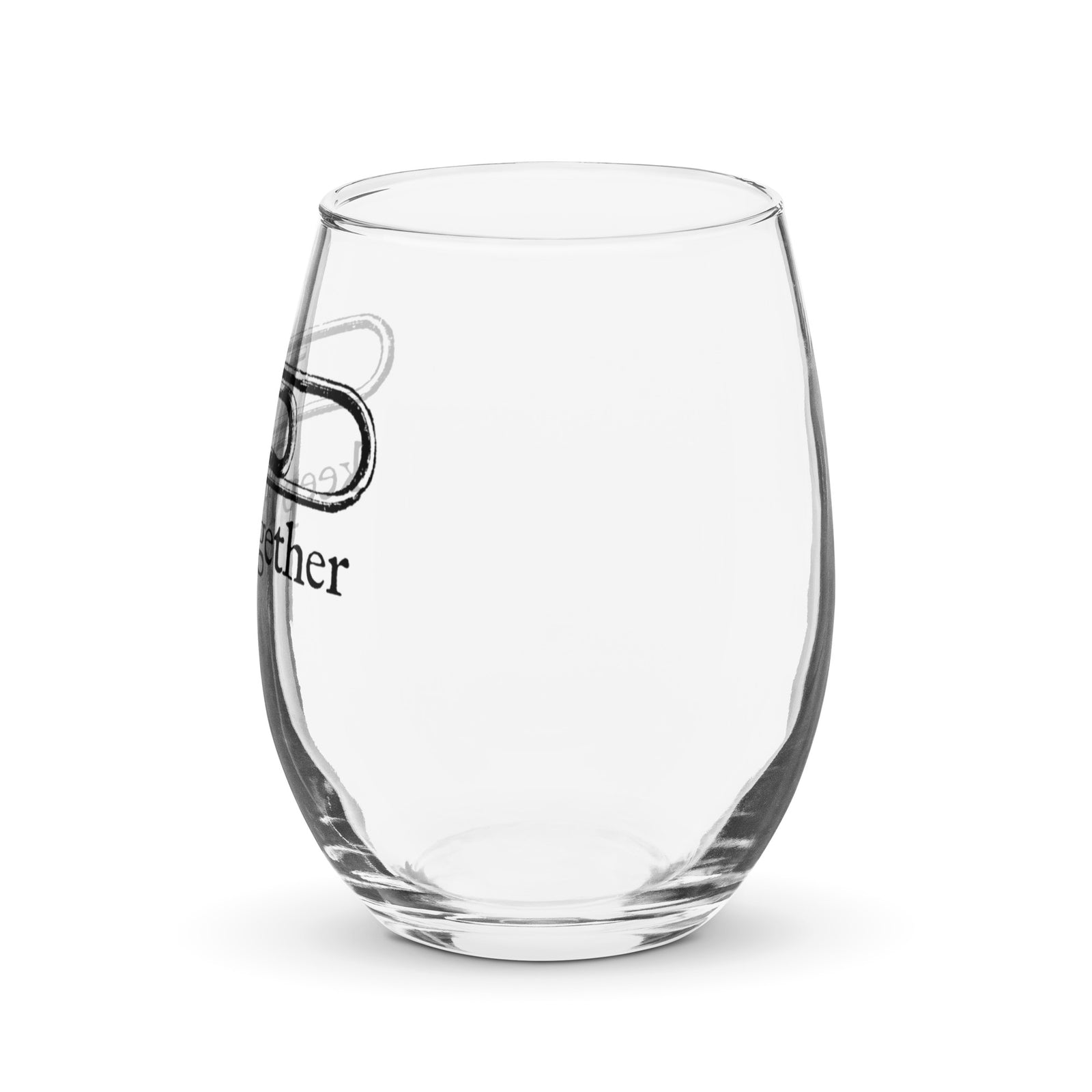 Keep It Together Stemless Wine Glass