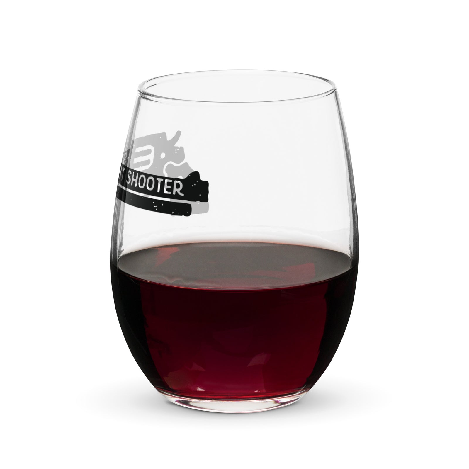 Straight Shooter Stemless Wine Glass