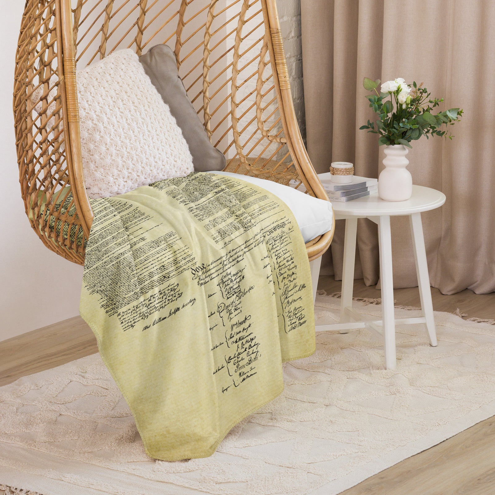 The United States Constitution Sherpa Blanket