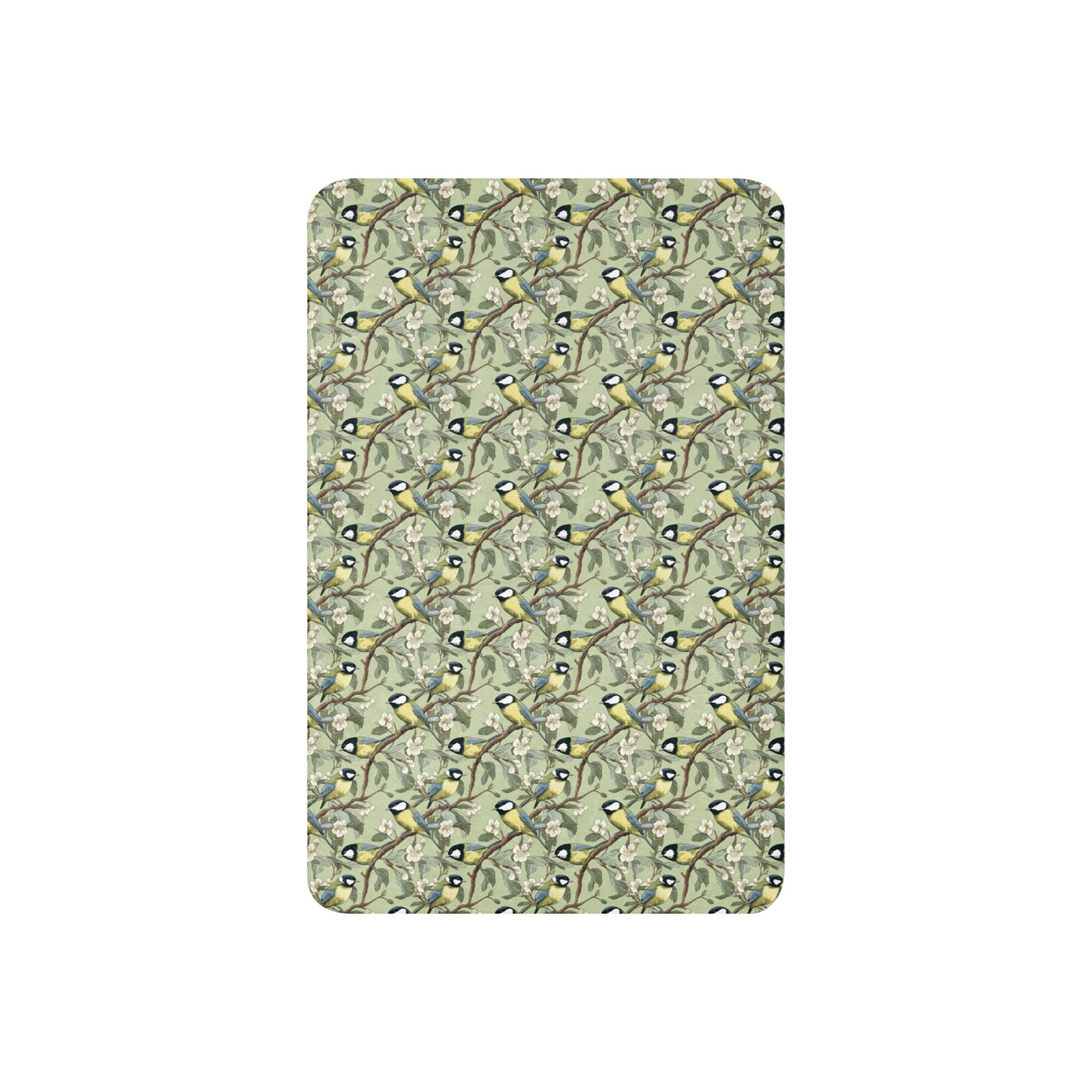 Pair of Great Tits Sherpa Blanket