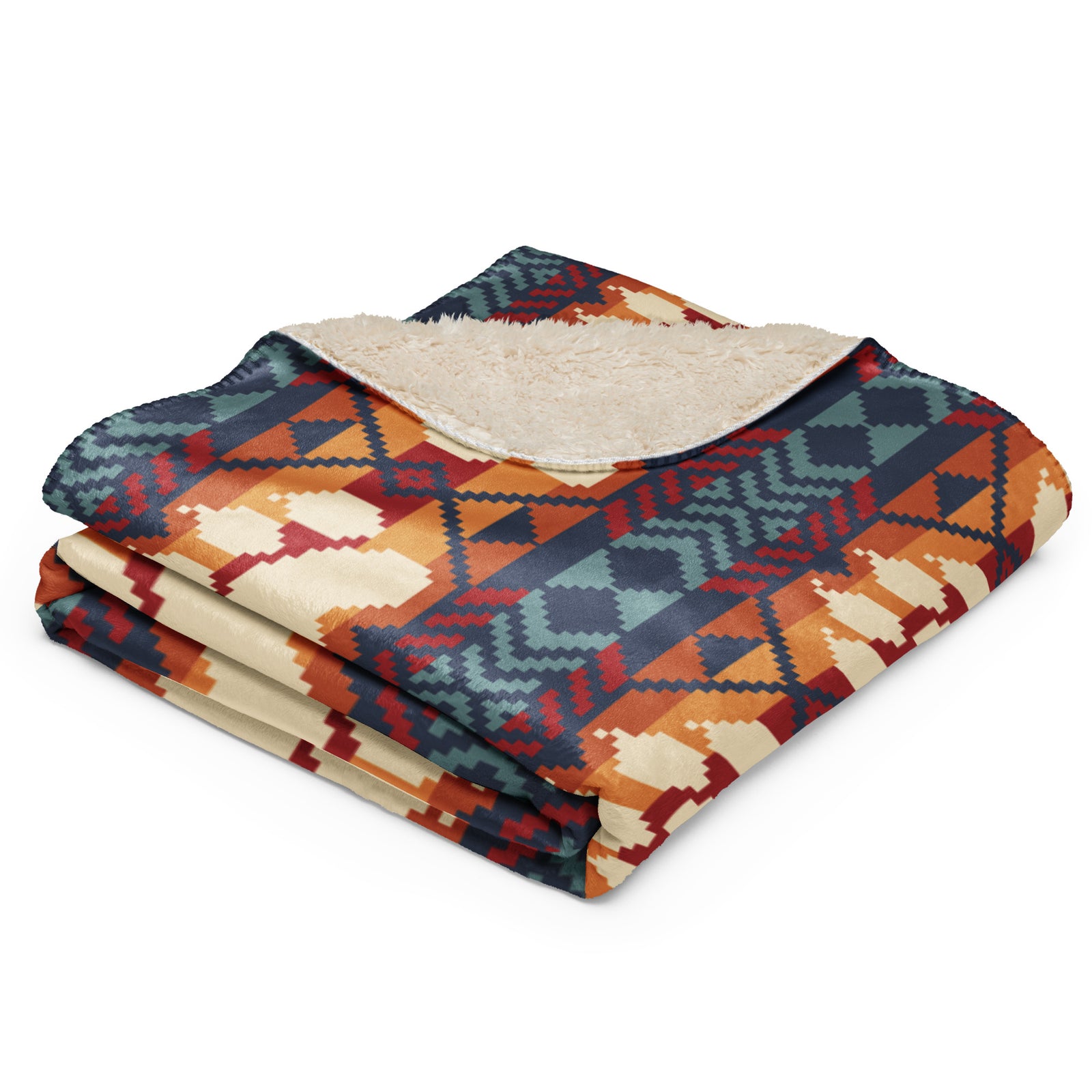 Wolf Paw Maiitsoh Tizhini Sherpa Blanket