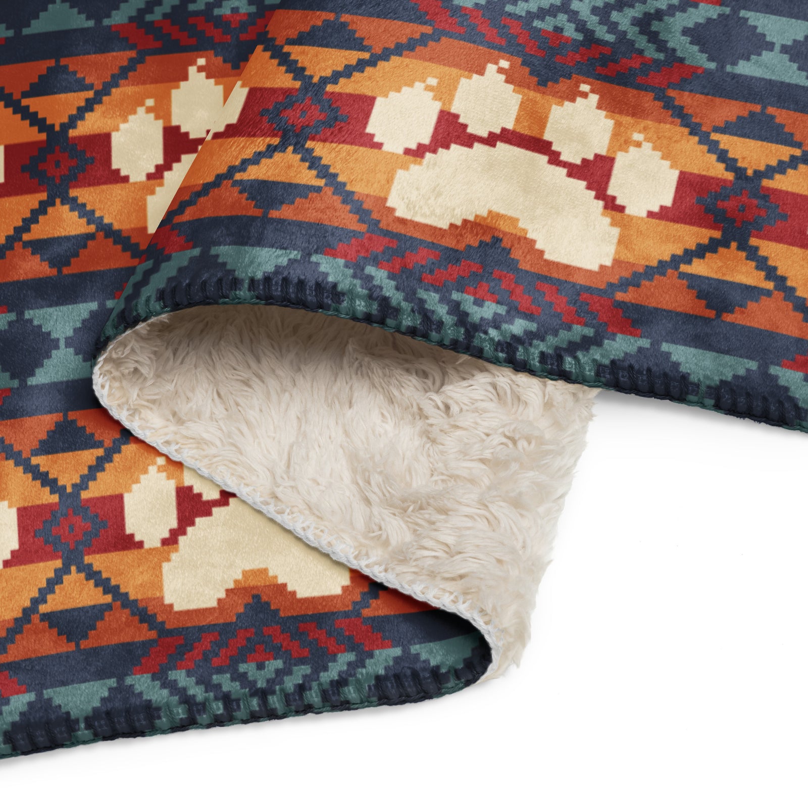 Wolf Paw Maiitsoh Tizhini Sherpa Blanket