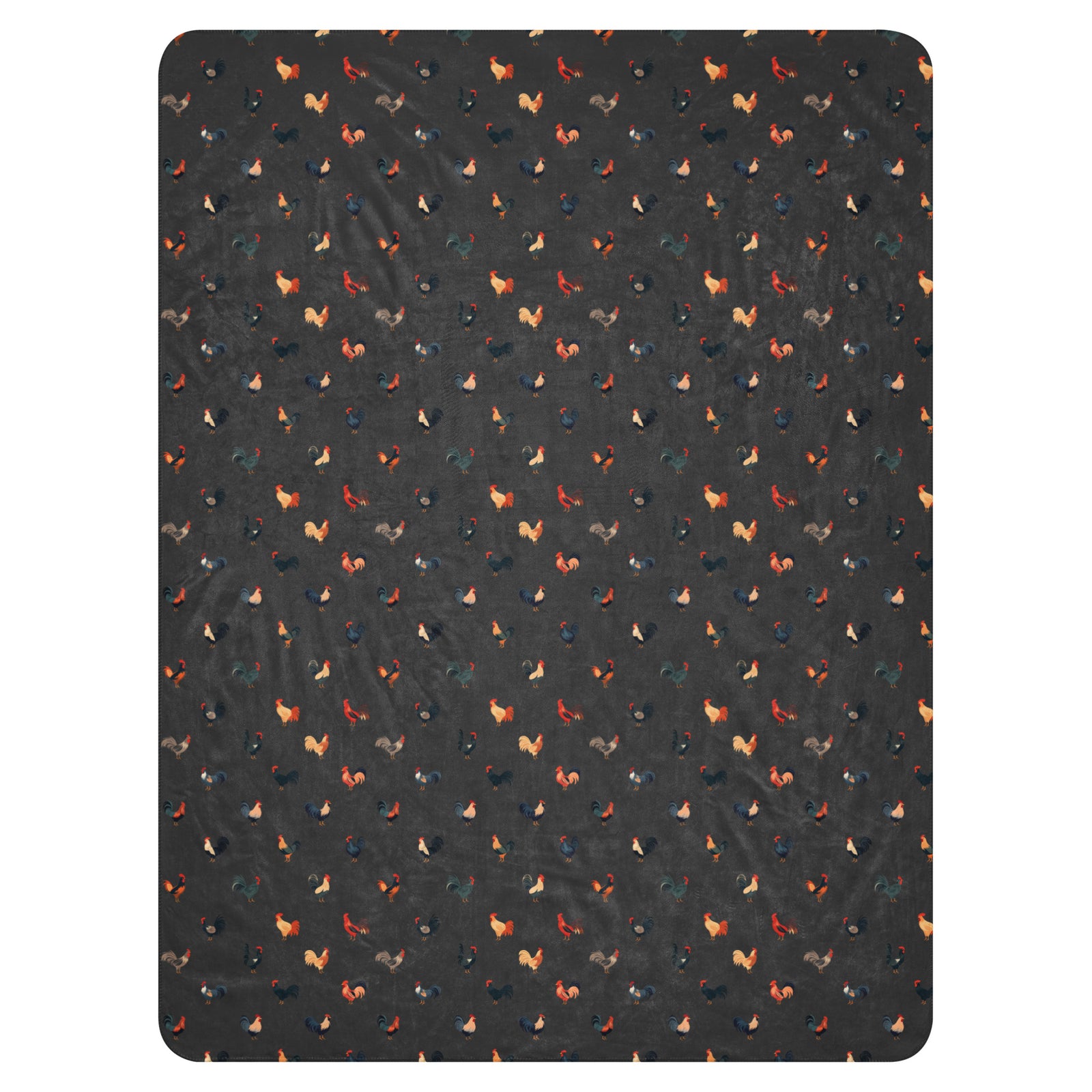 Lots-o-Cocks Sherpa Blanket