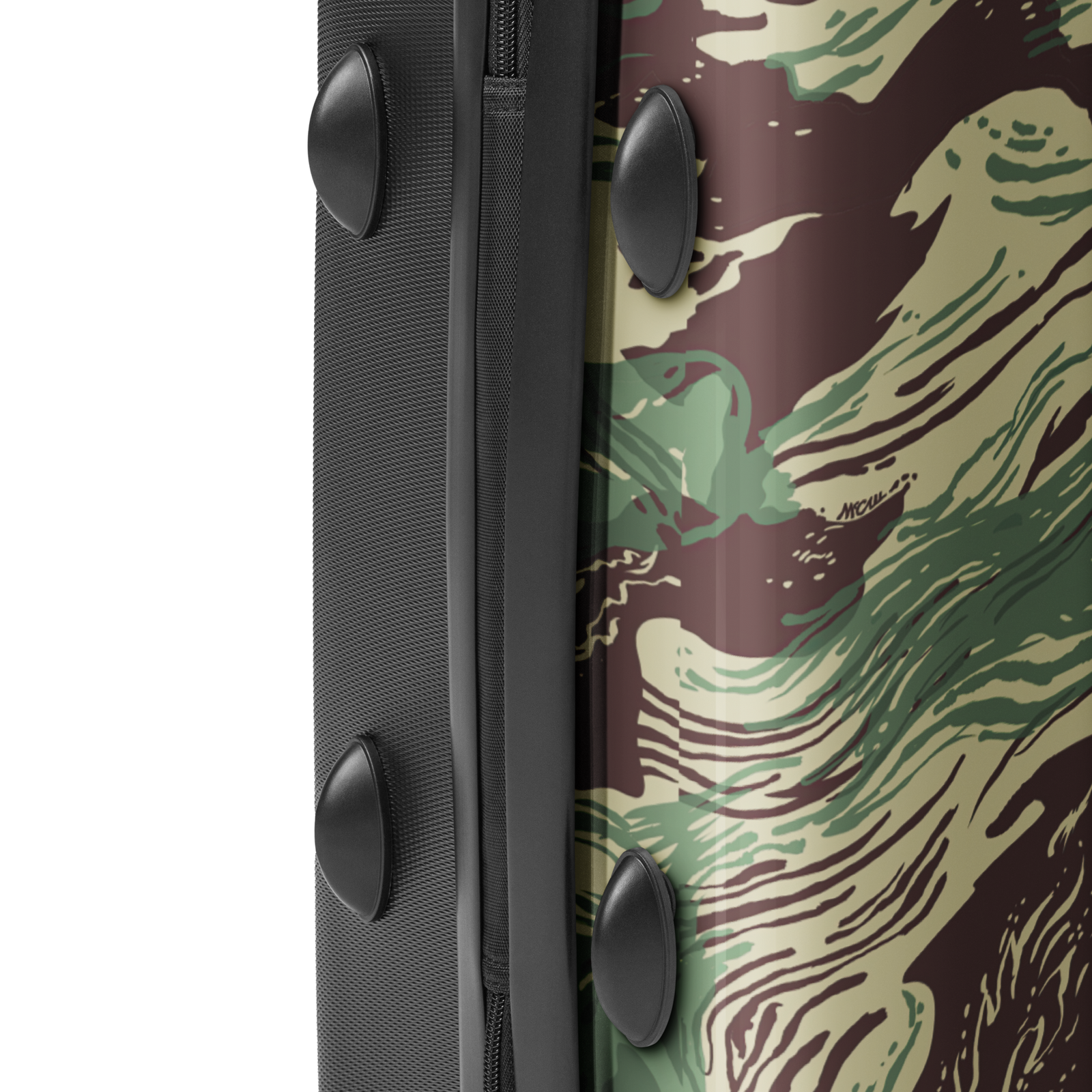 Rhodesian Brushstroke Camouflage Hard-shell Suitcase