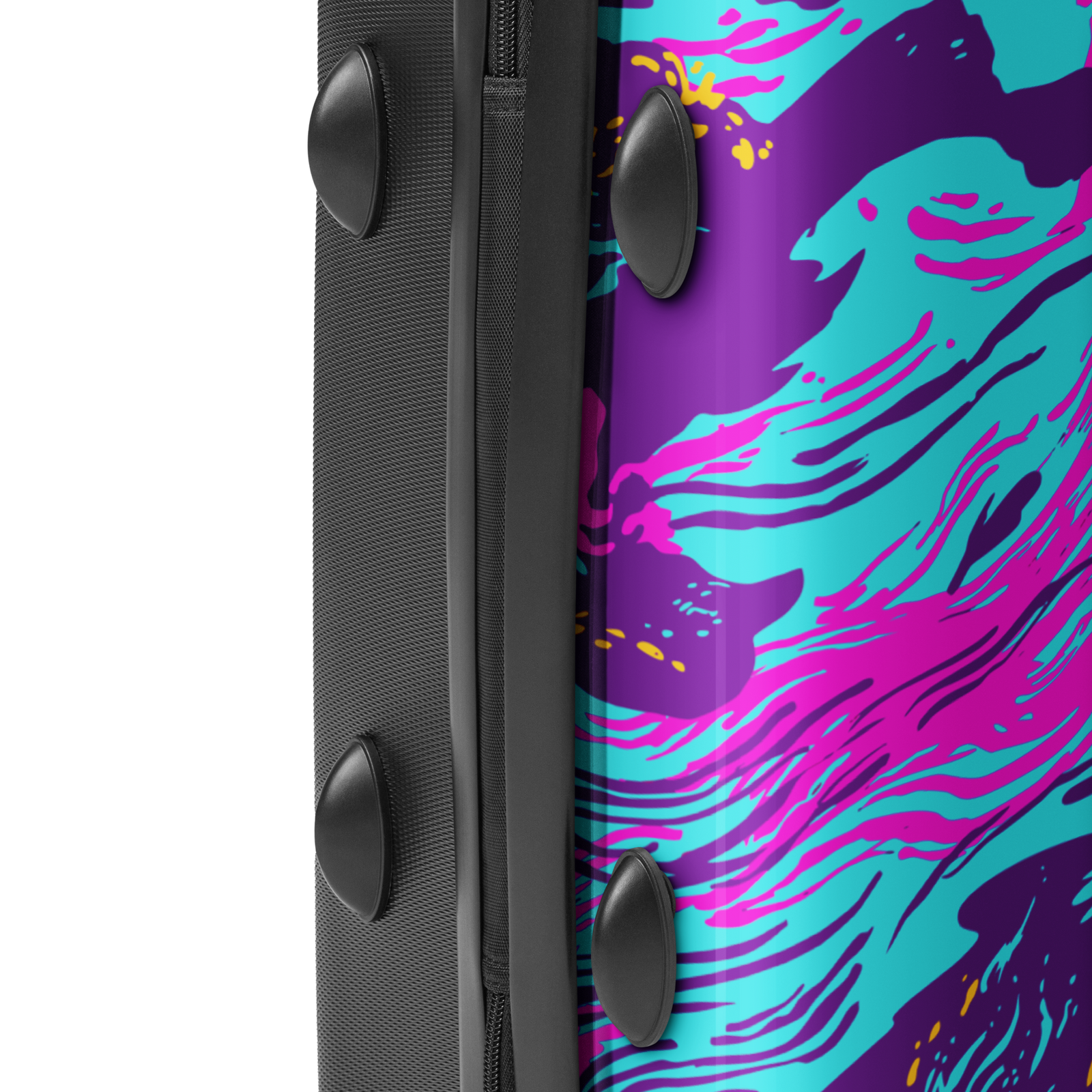 Rhodesian Cyber Brushstroke Camouflage Hard-shell Suitcase