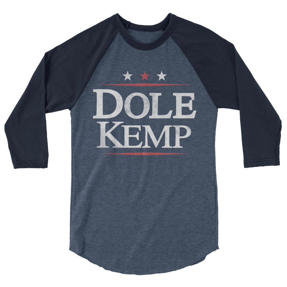 Dole Kemp 1996 Campaign 3/4 Sleeve Raglan Shirt
