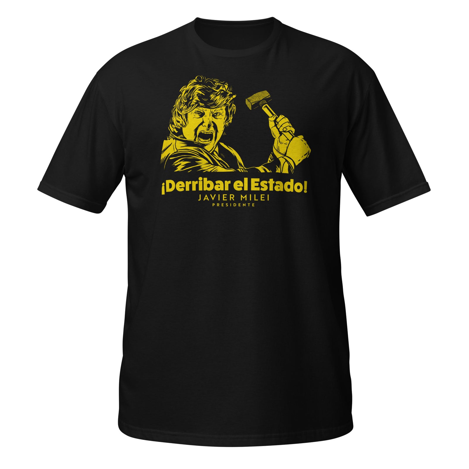 Smash the State Javier Milei for President Short-Sleeve Unisex T-Shirt
