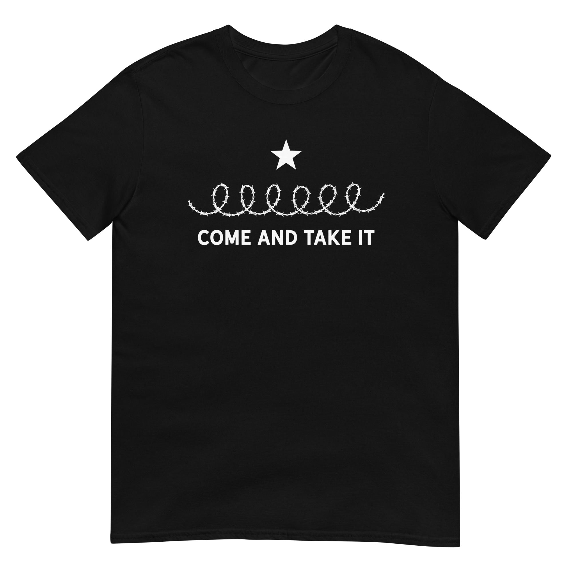 Come and Take It Barbed Wire Lone Star Rebellion T-Shirt