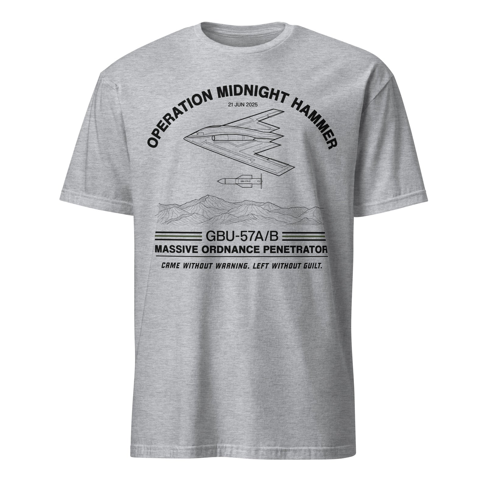 Gray Operation Midnight Hammer T-Shirt