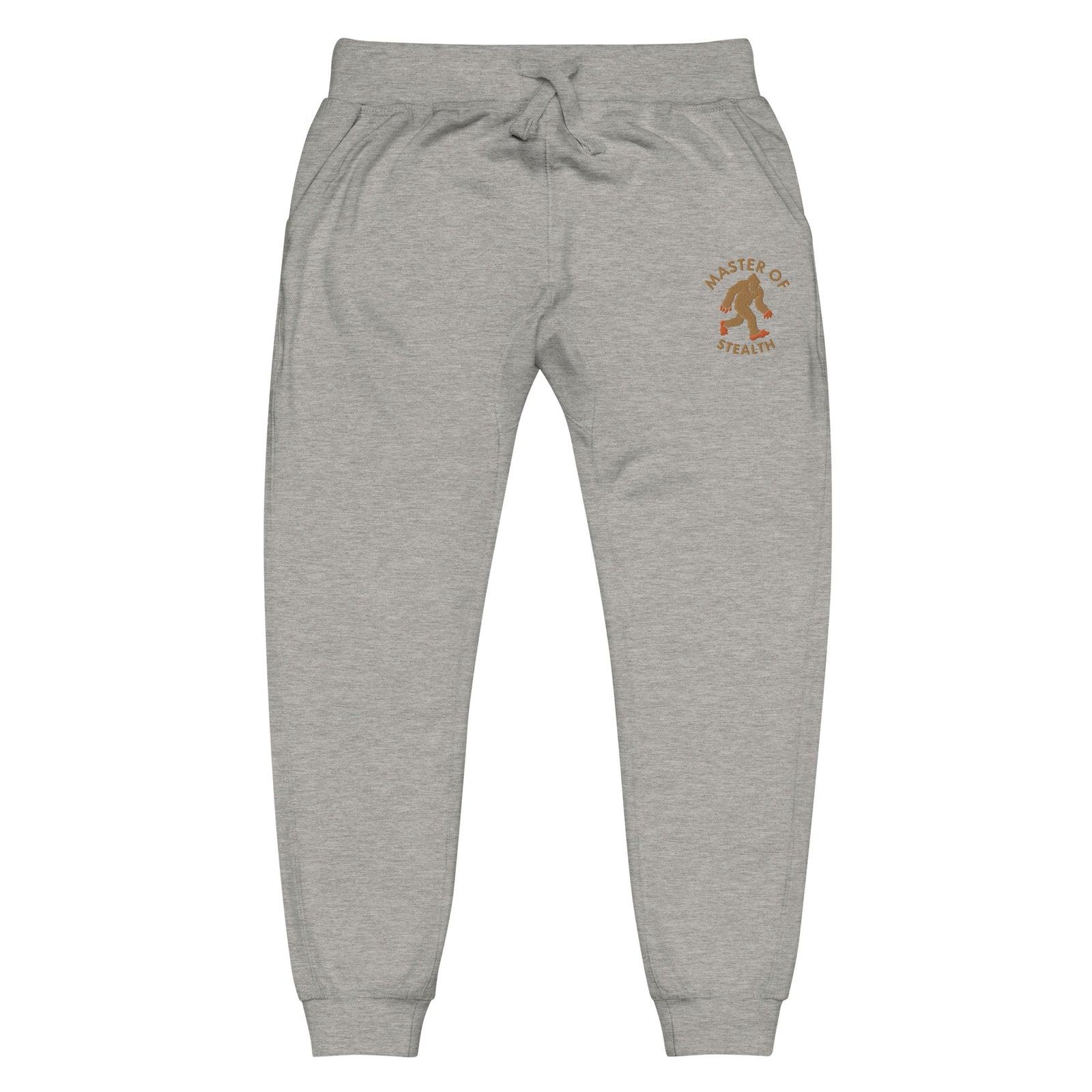 Master of Stealth Sasquatch Embroidered Fleece Sweatpants
