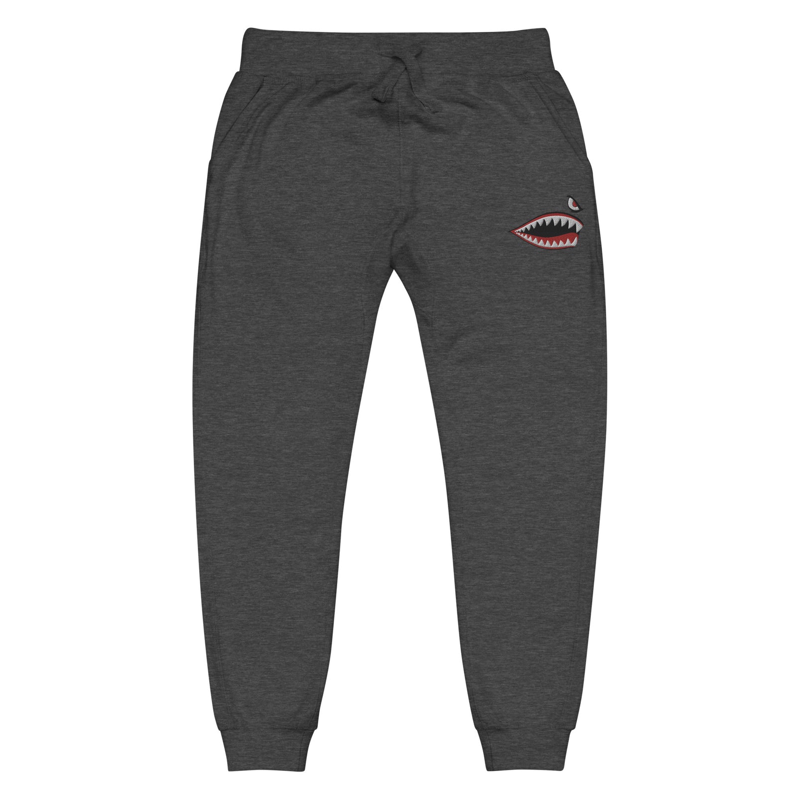 Sharkmouth Embroidered Fleece Sweatpants