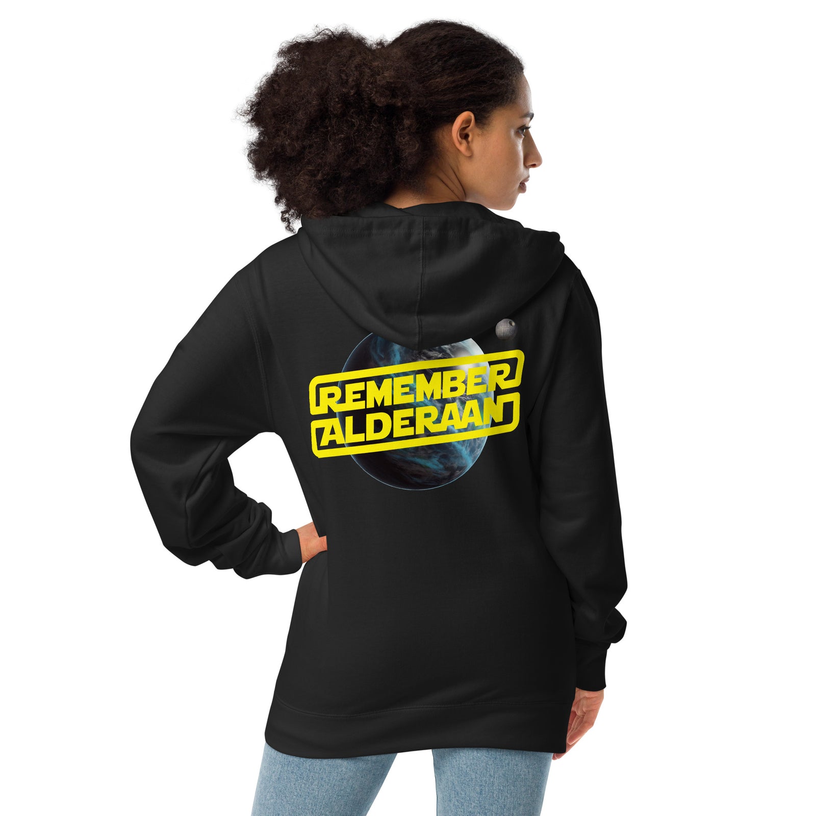 Remember Alderaan Fleece Zip Hoodie