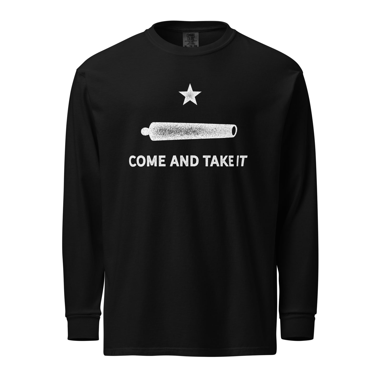 Gonzalez Come and Take It Garment-dyed heavyweight long-sleeve shirt
