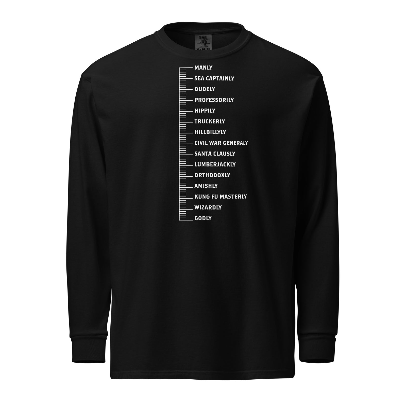 Beard Levels Garment-dyed Heavyweight Long-sleeve Shirt