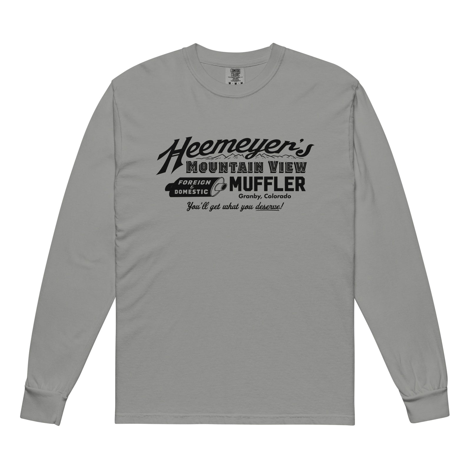 Heemeyer's Mountain View Muffler Garment-dyed Heavyweight Long-sleeve