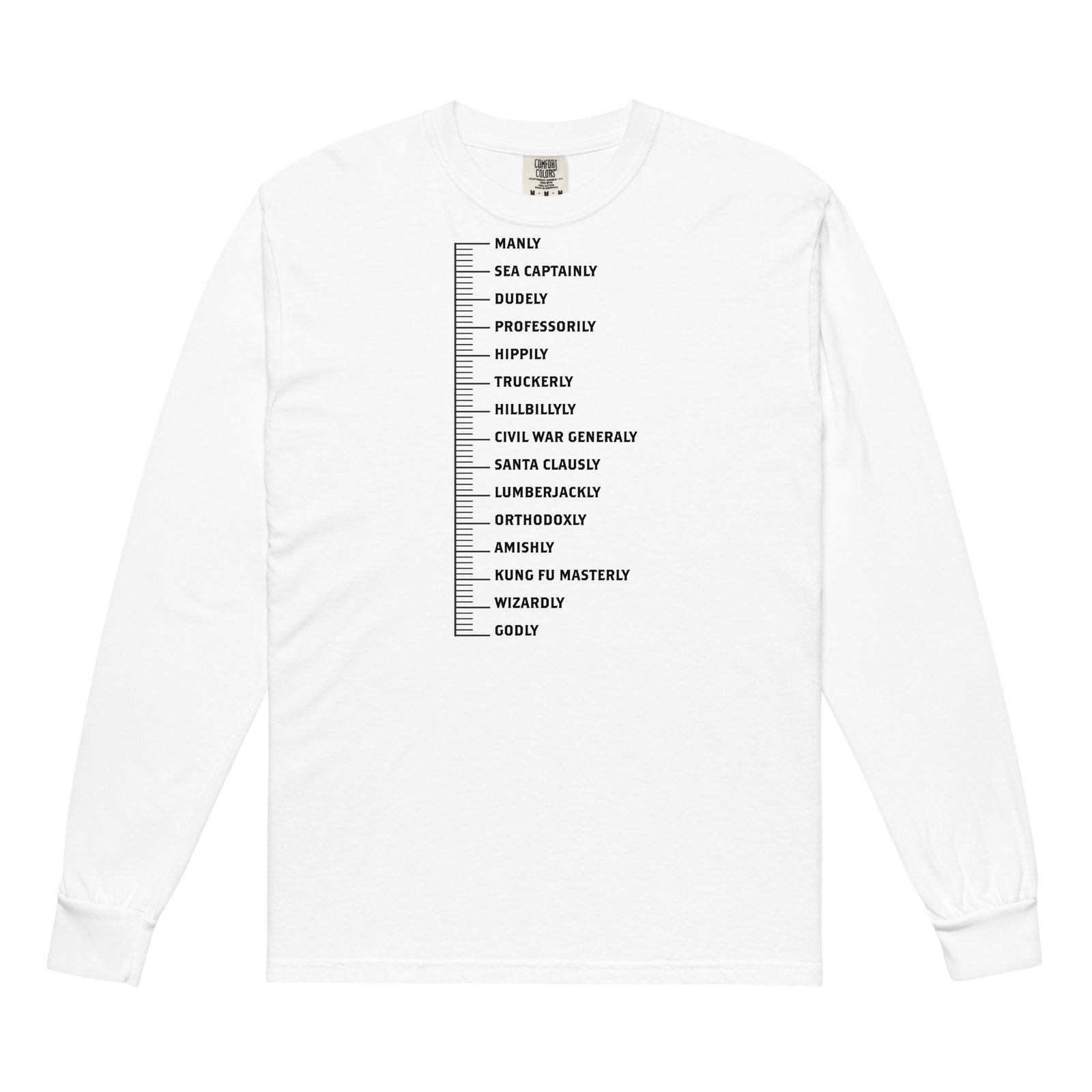 Beard Levels Garment-dyed Heavyweight Long-sleeve Shirt