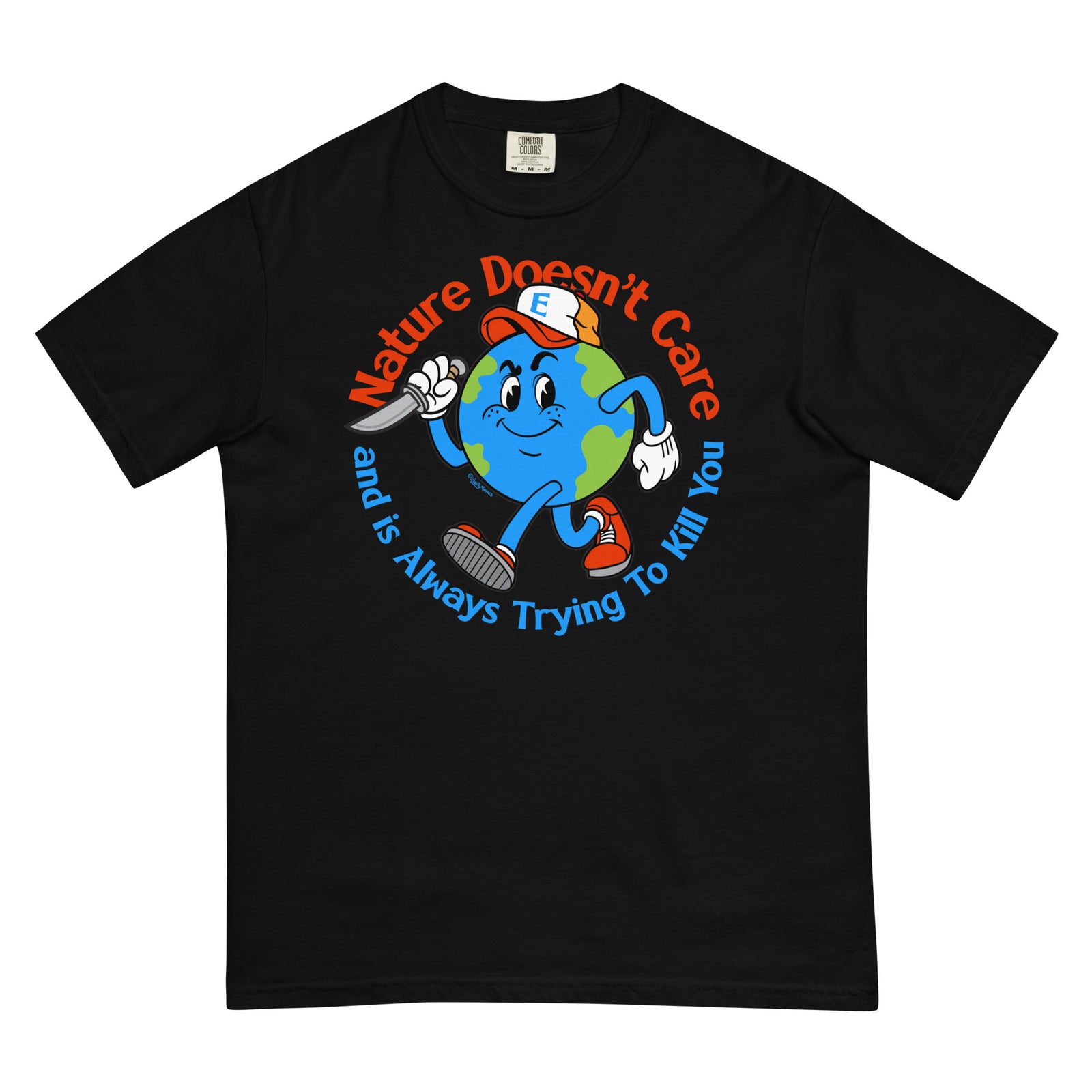 Nature Doesn't Care Garment-dyed Heavyweight T-Shirt