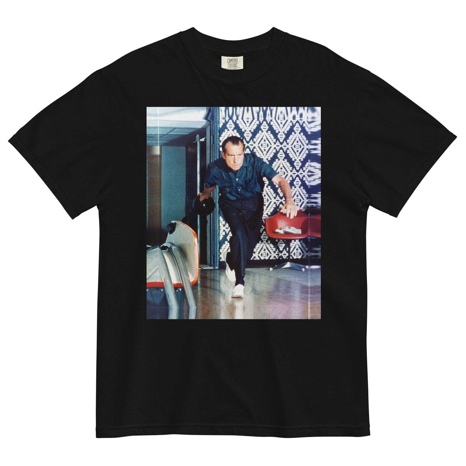 Nixon Bowling at the White House Garment-dyed Heavyweight T-shirt