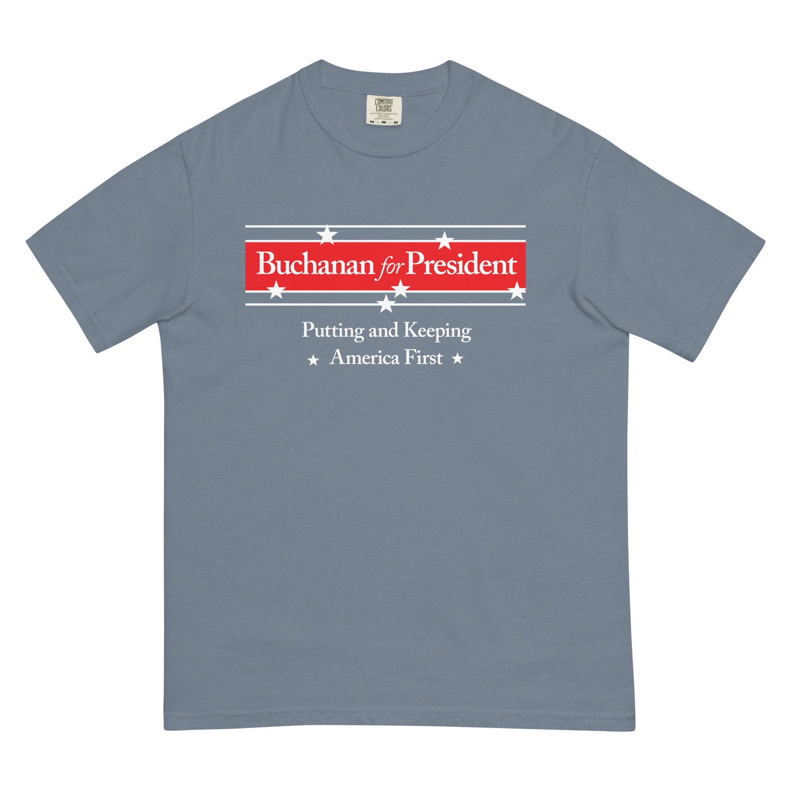 Pat Buchanan 1992 Presidential Campaign Reproduction Garment-dyed T-Shirt