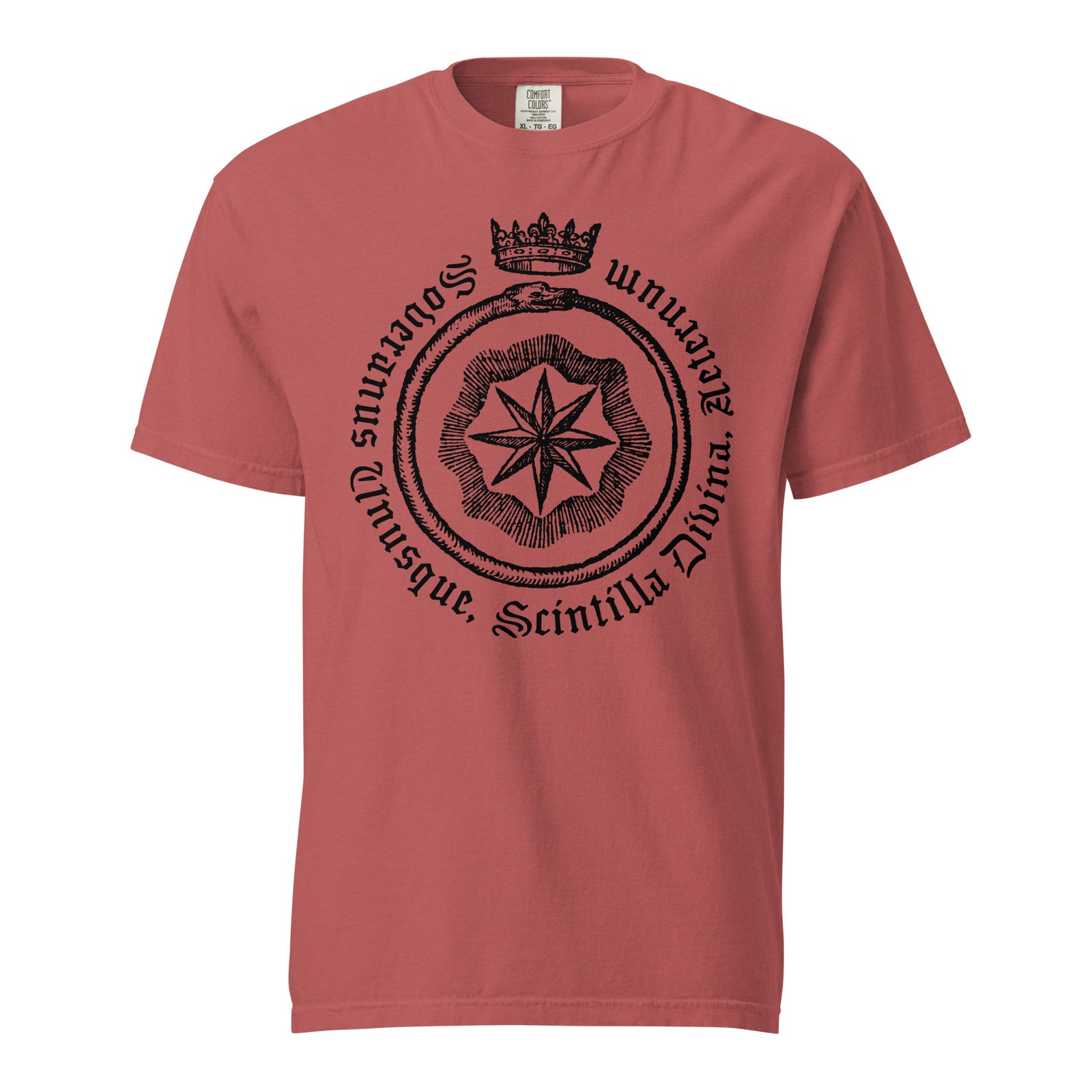 Each Sovereign Ouroboros Garment-dyed Heavyweight Graphic T-Shirt