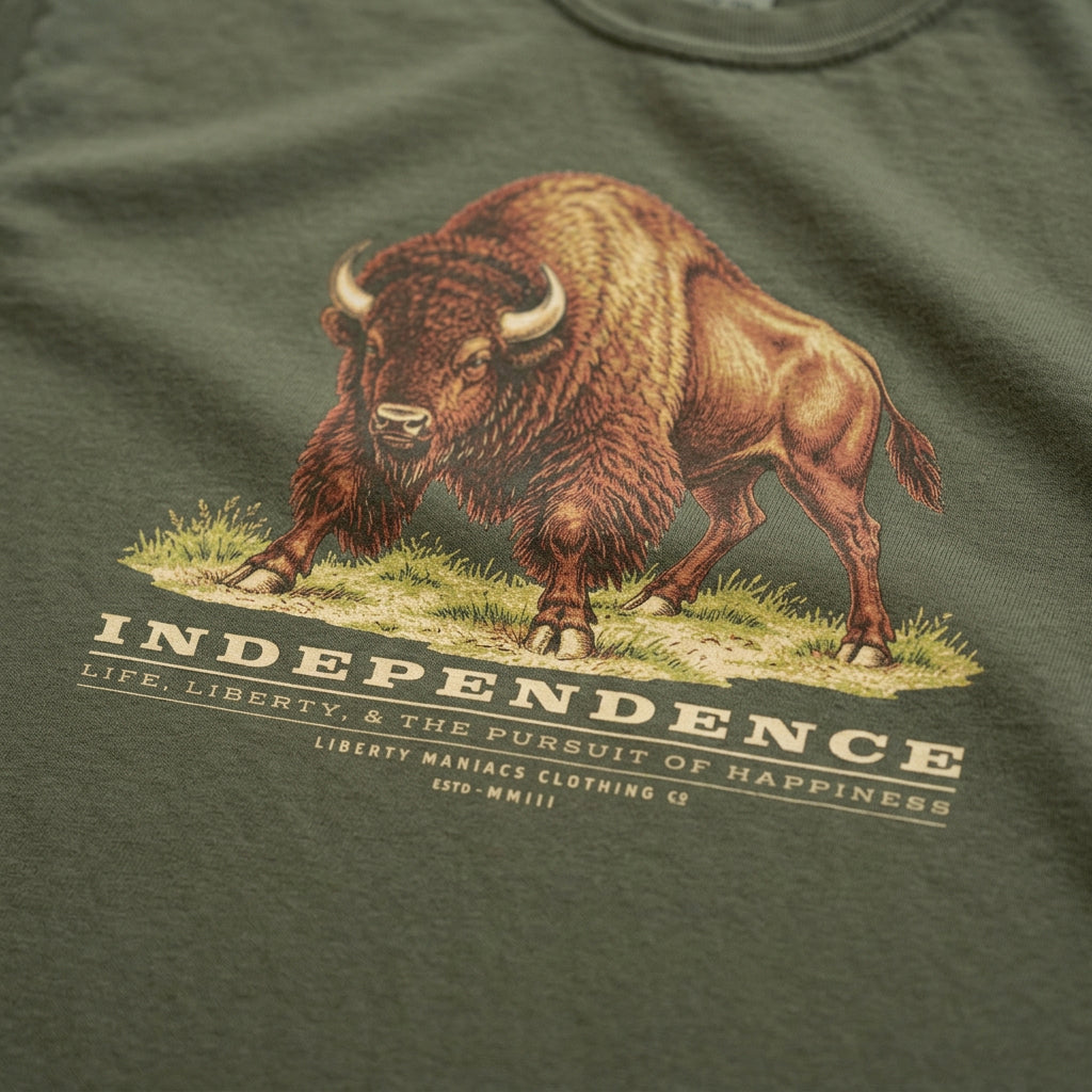 Independence Bison Heavyweight Tee