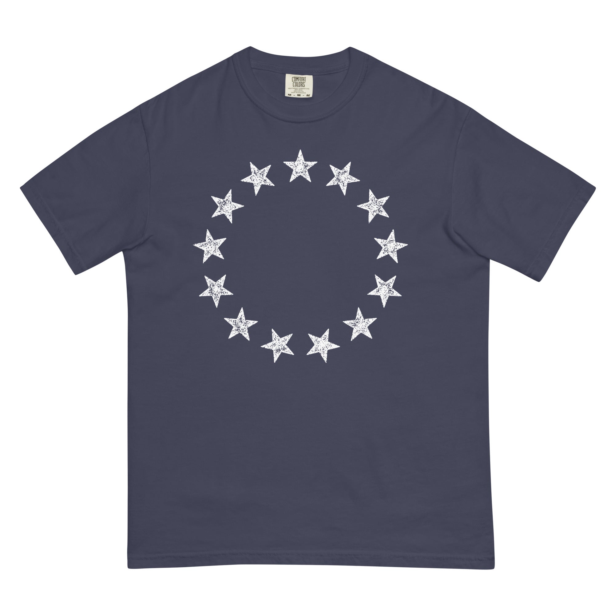 13 Stars Vintage Garment-Dyed Heavyweight T-shirt